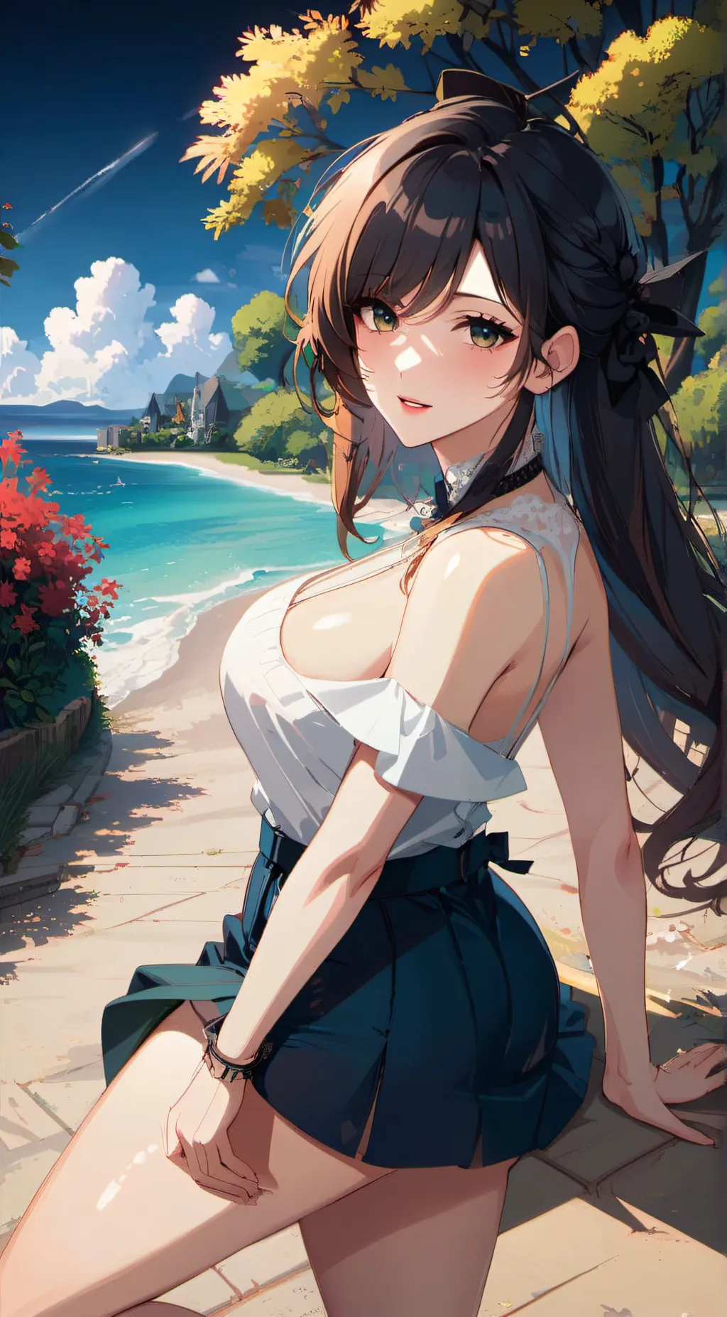 ai character: sexy background