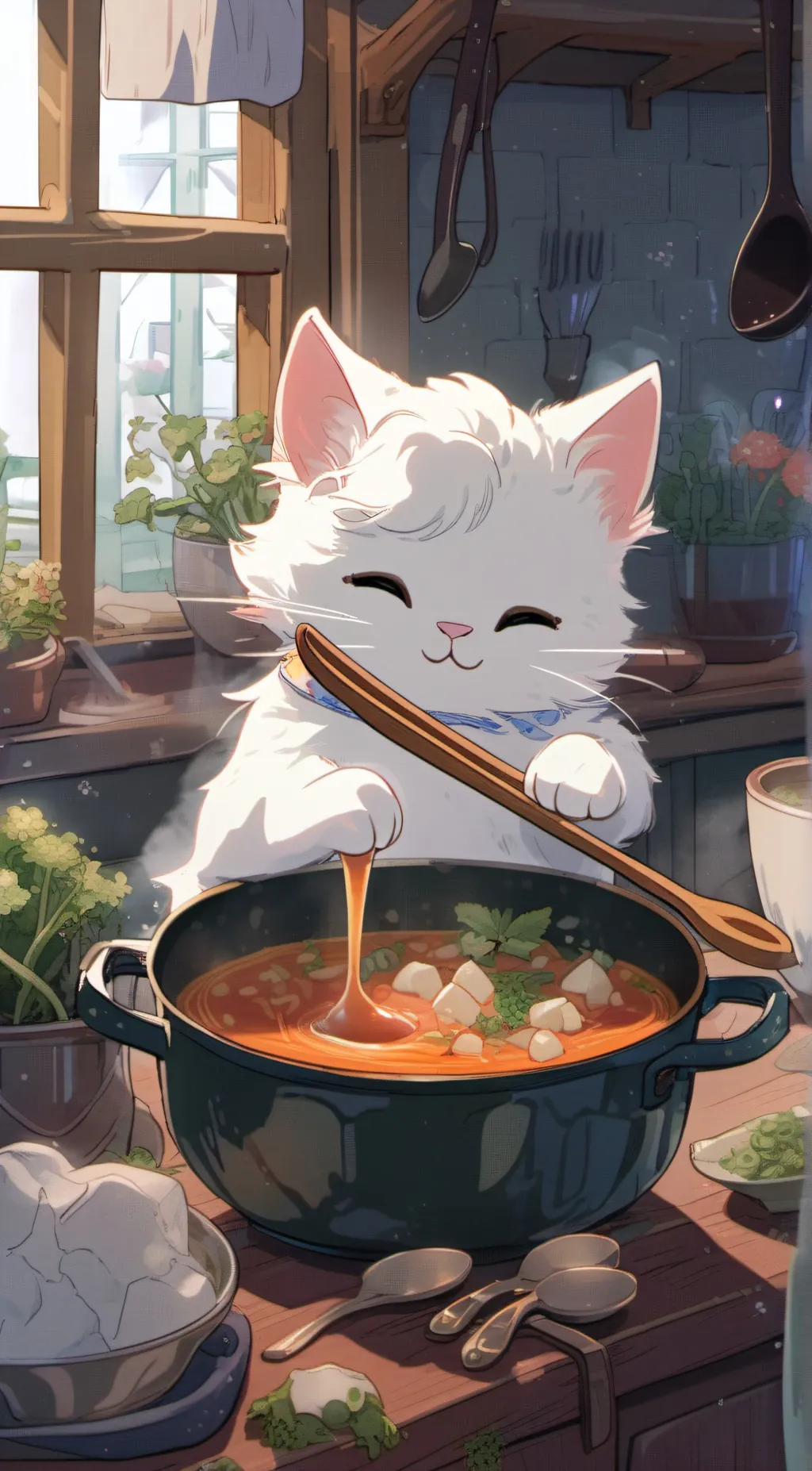 ai character: 🍲Soup🍜 background