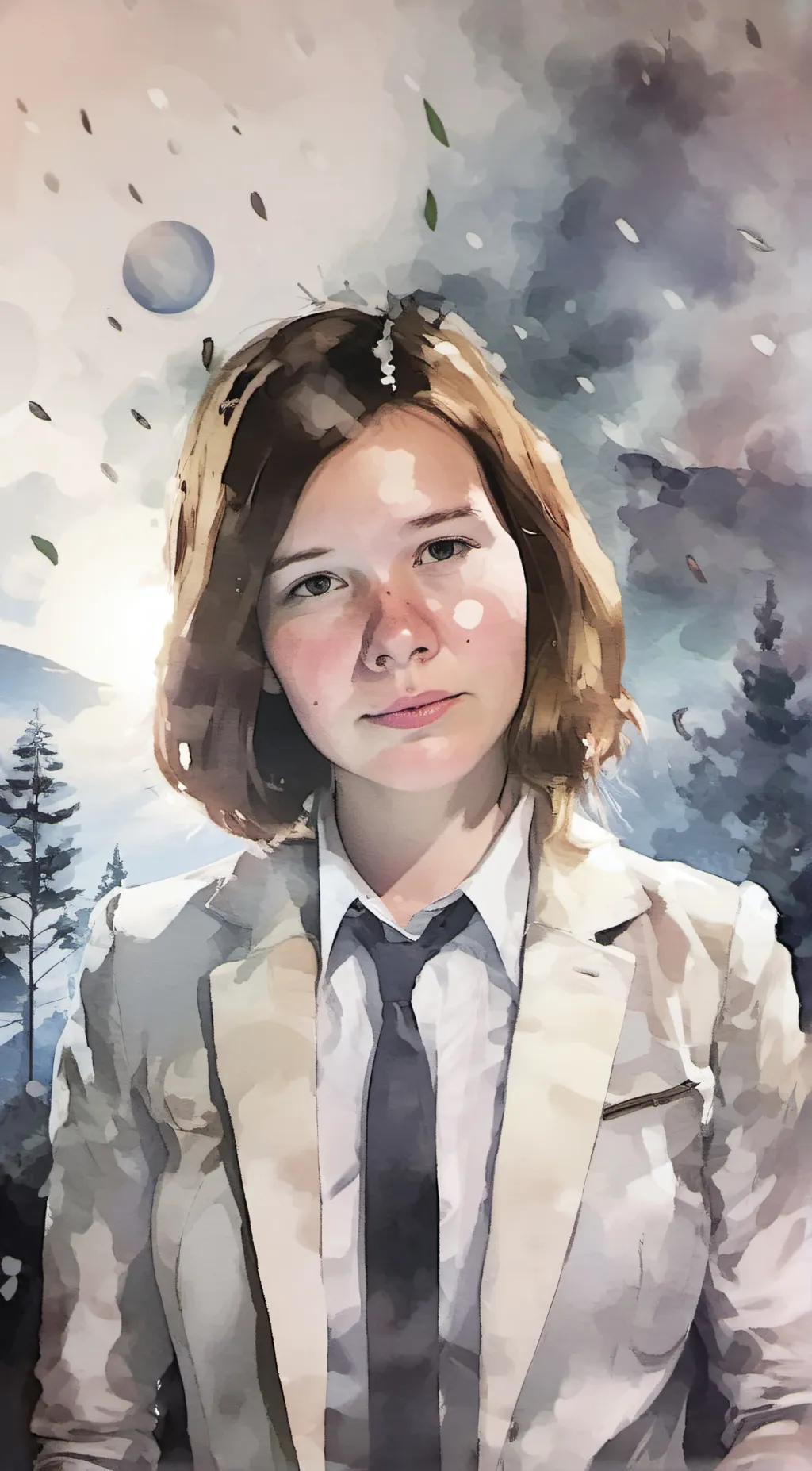 ai character: Alexis  background