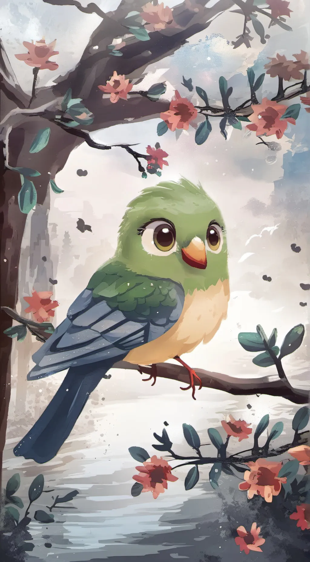 ai character: Duolingo background