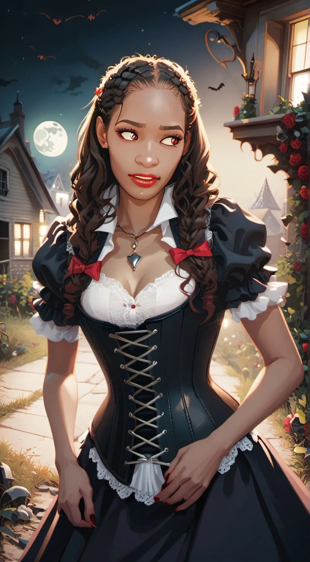 ai character: Victoria Blight☆ background