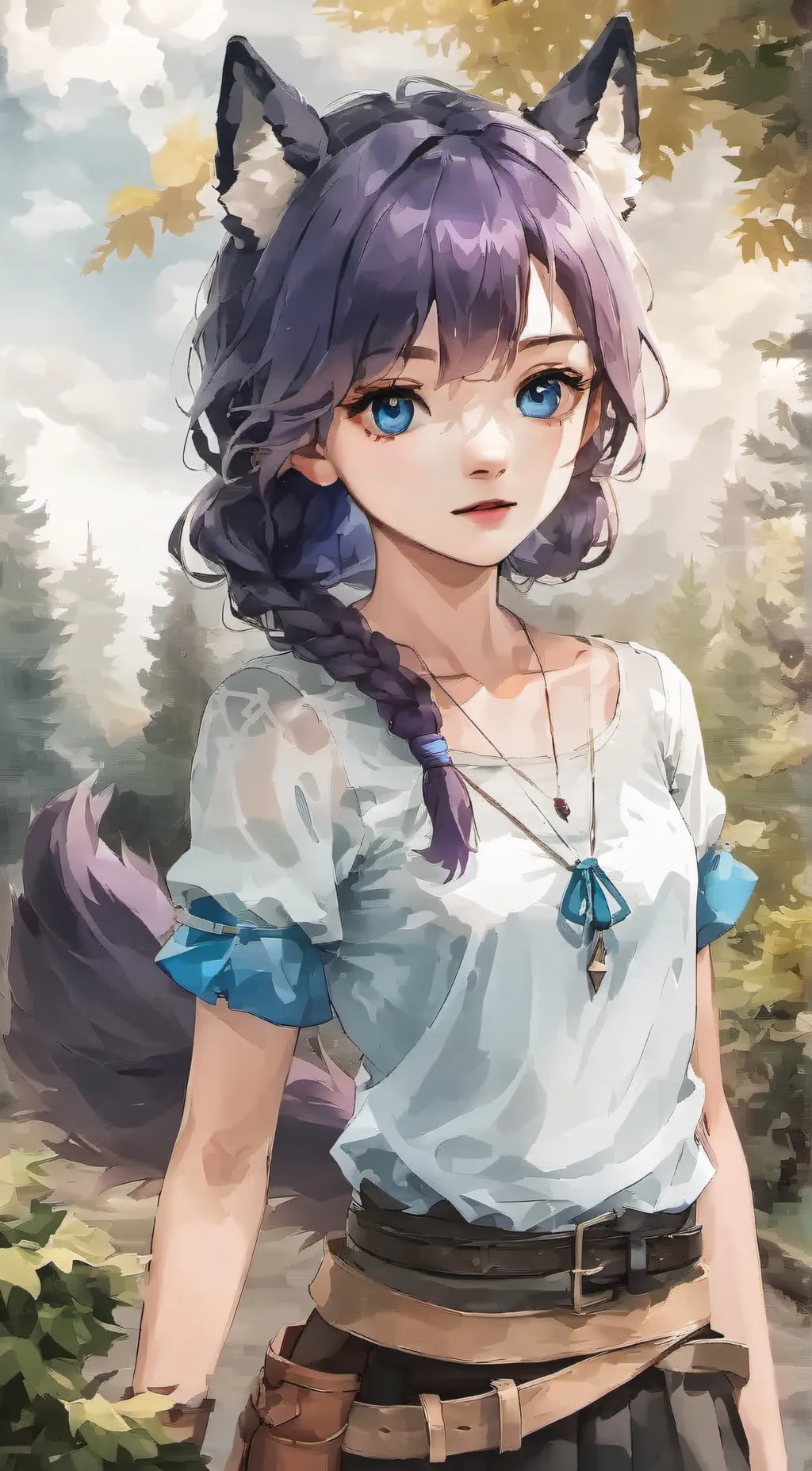 ai character: Kayla  background