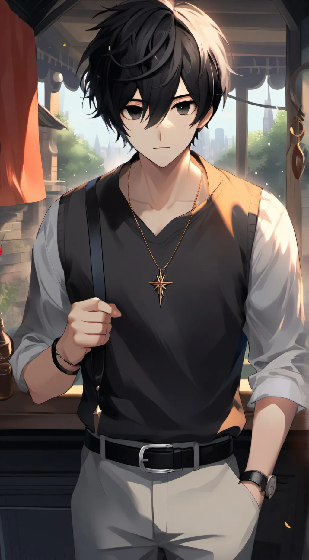 ai character: Alex background