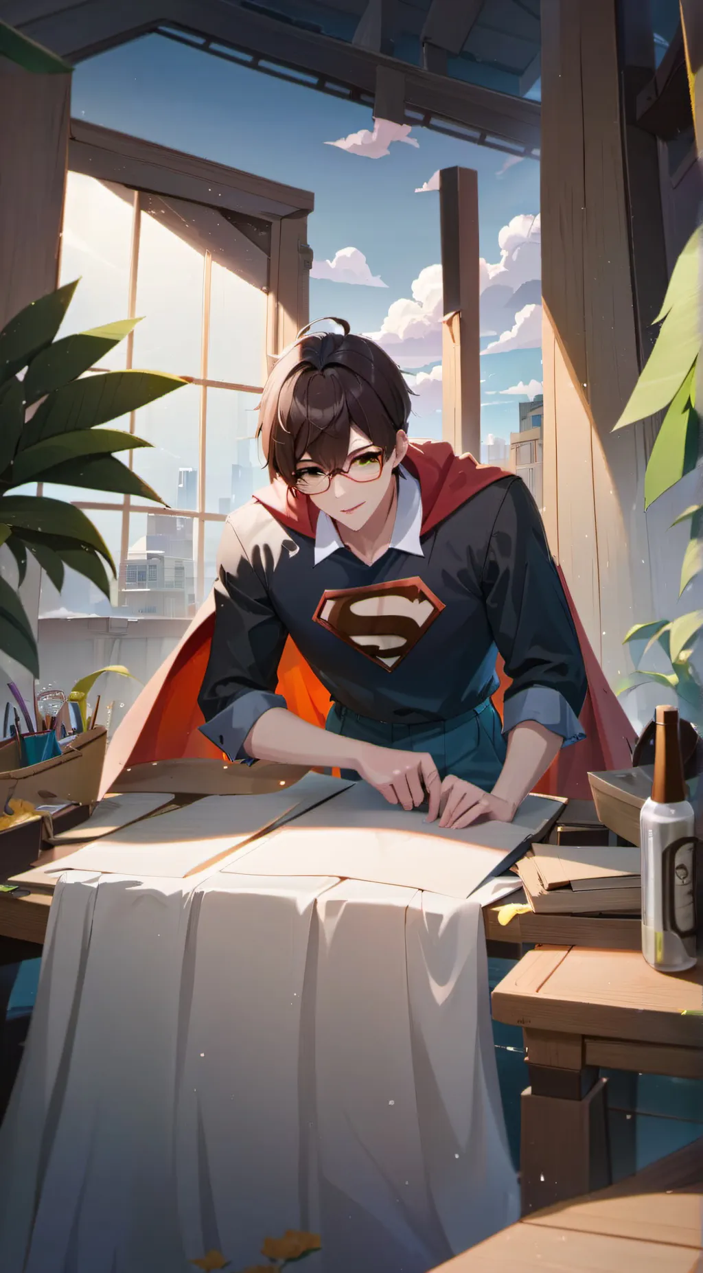 ai character: Mark background