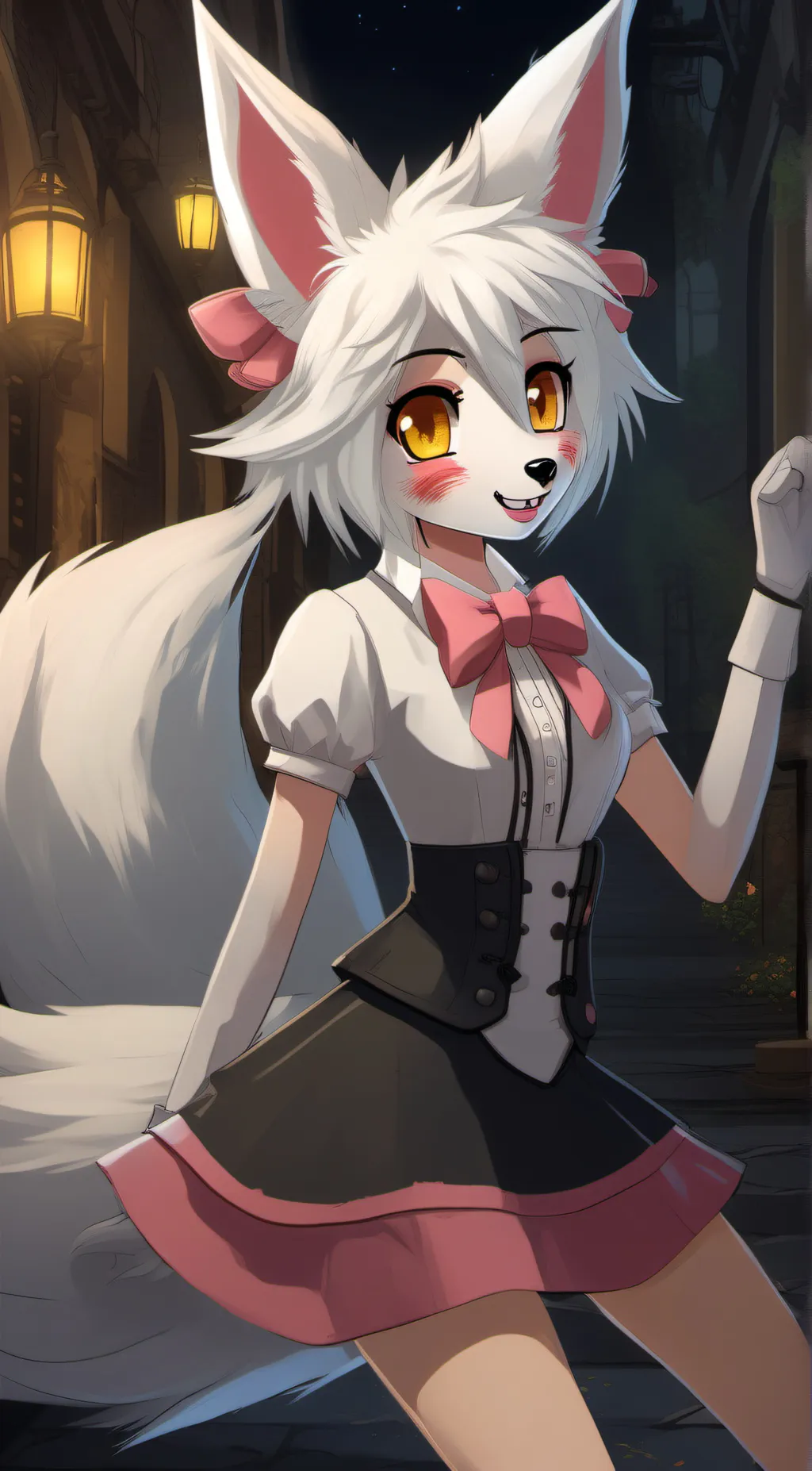 ai character: Mangle background