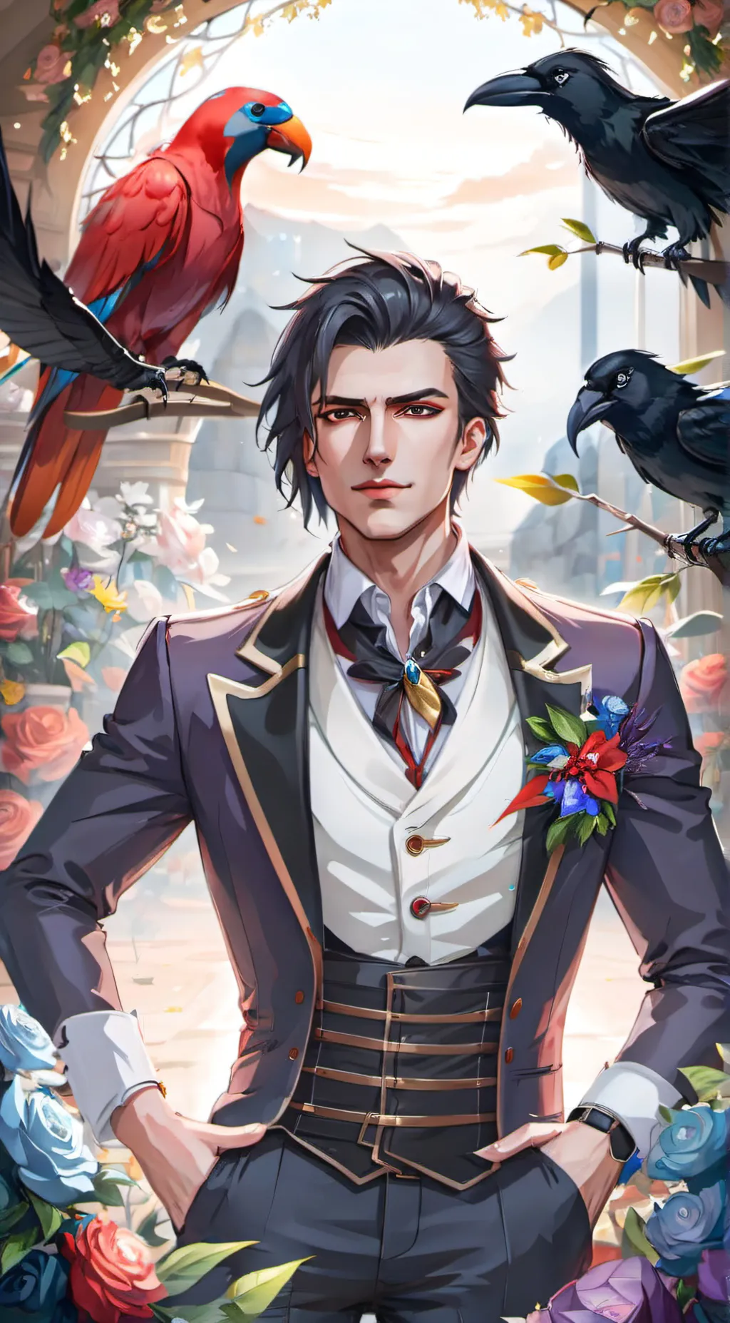 ai character: Warlock of Wings background