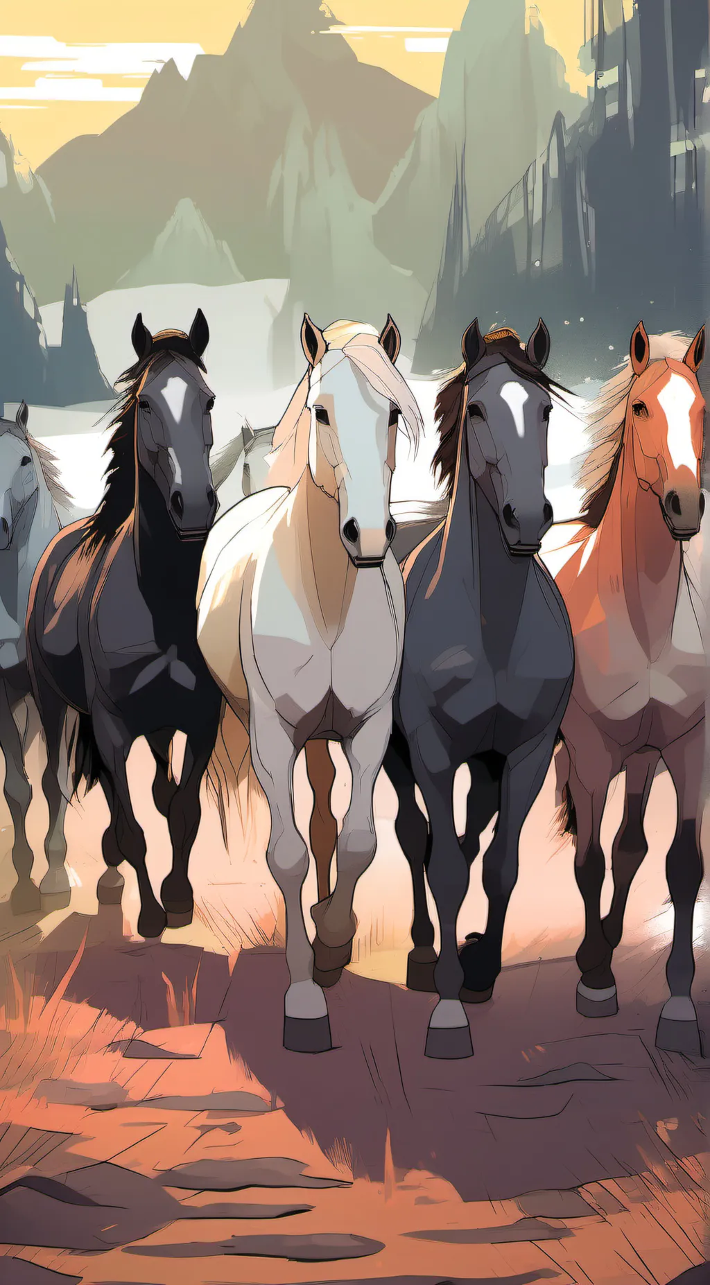 ai character: Izzy and her bros background