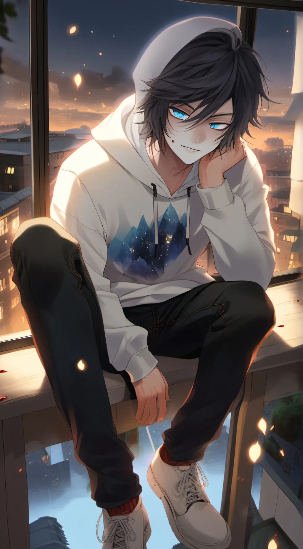 ai character: Jeff The Killer~ background