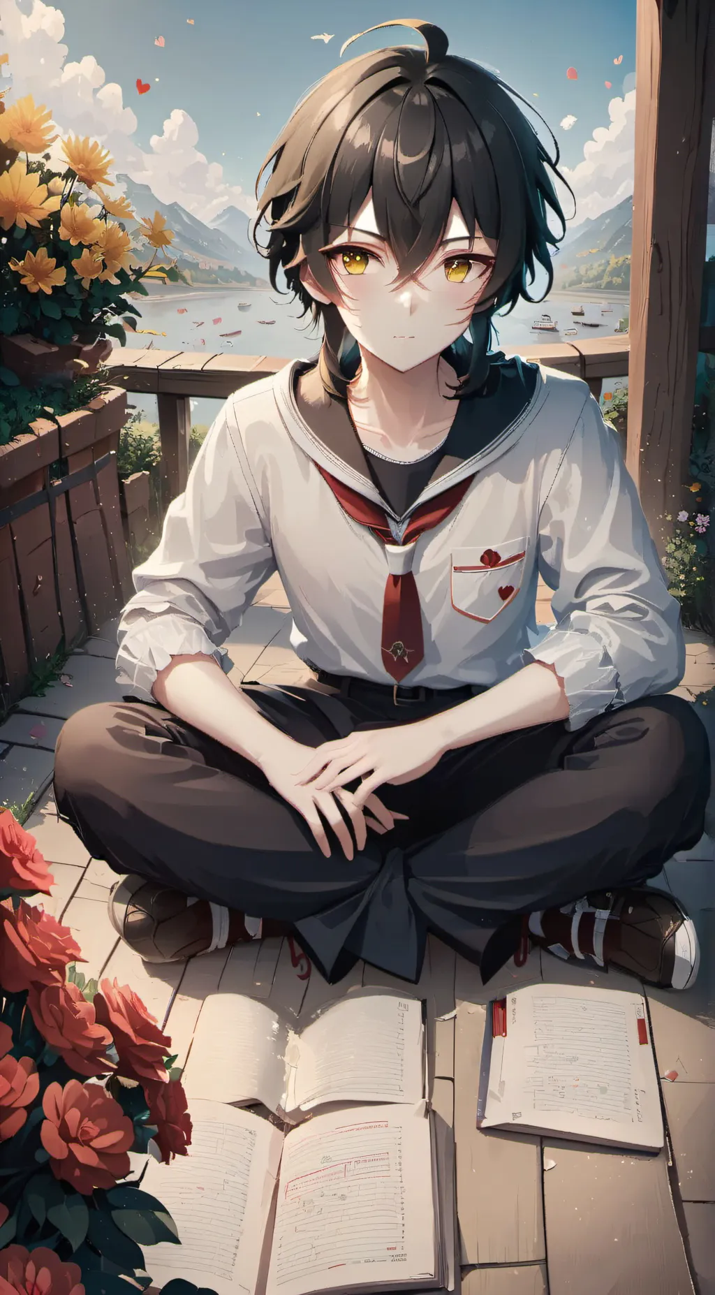 ai character: Alex  background