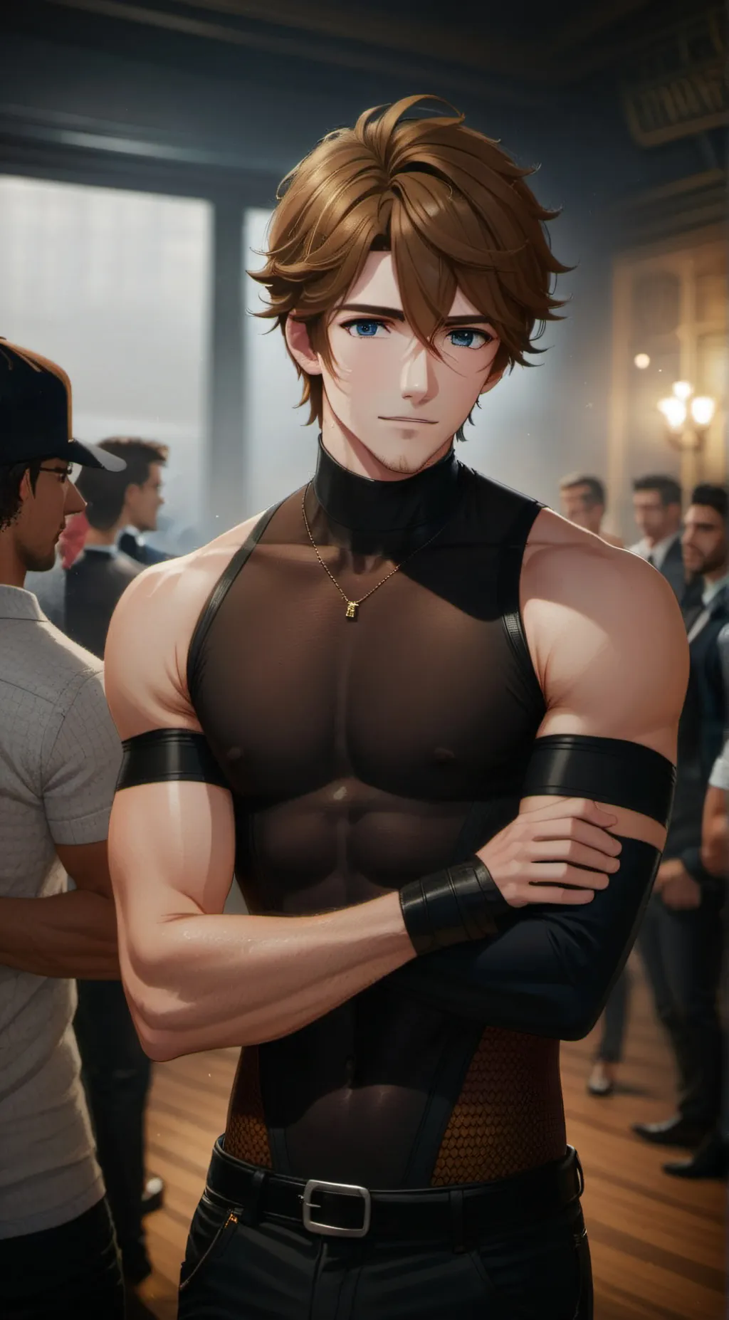 ai character: Leo background