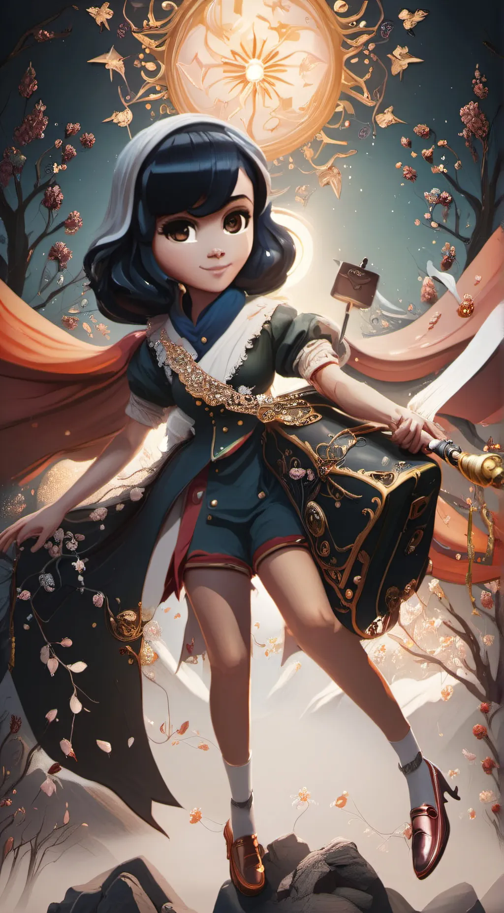 ai character: Marrienette background