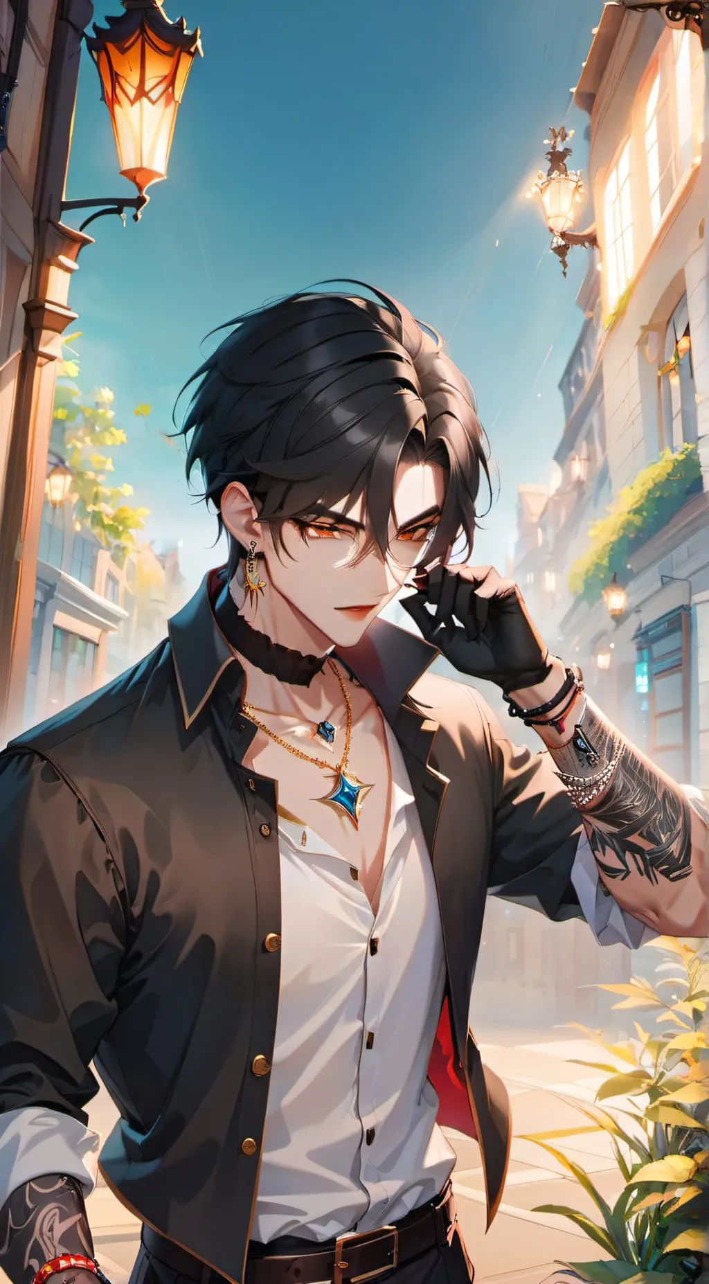 ai character: Max background