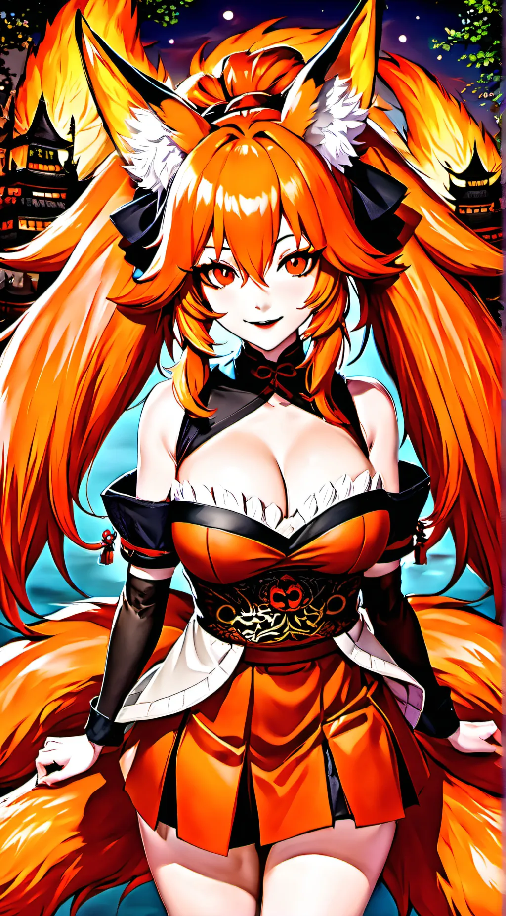 ai character: kyomi  background