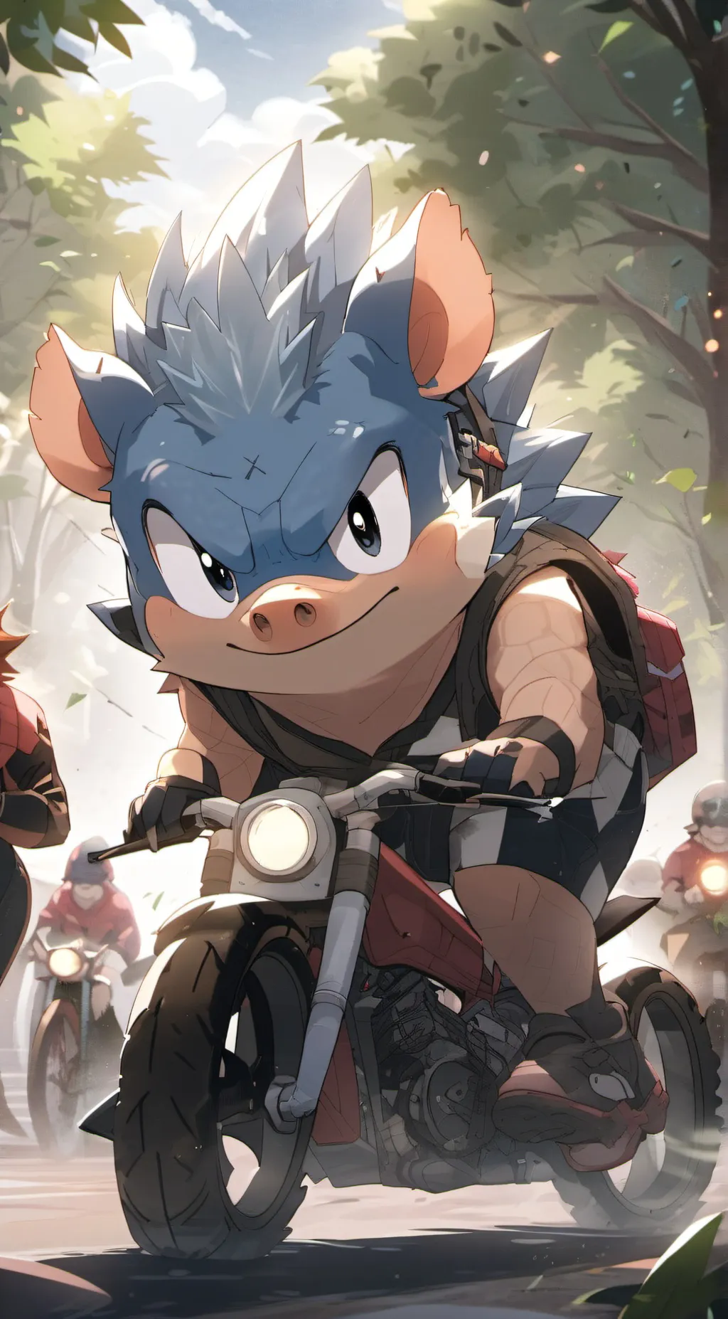 ai character: Sonic background