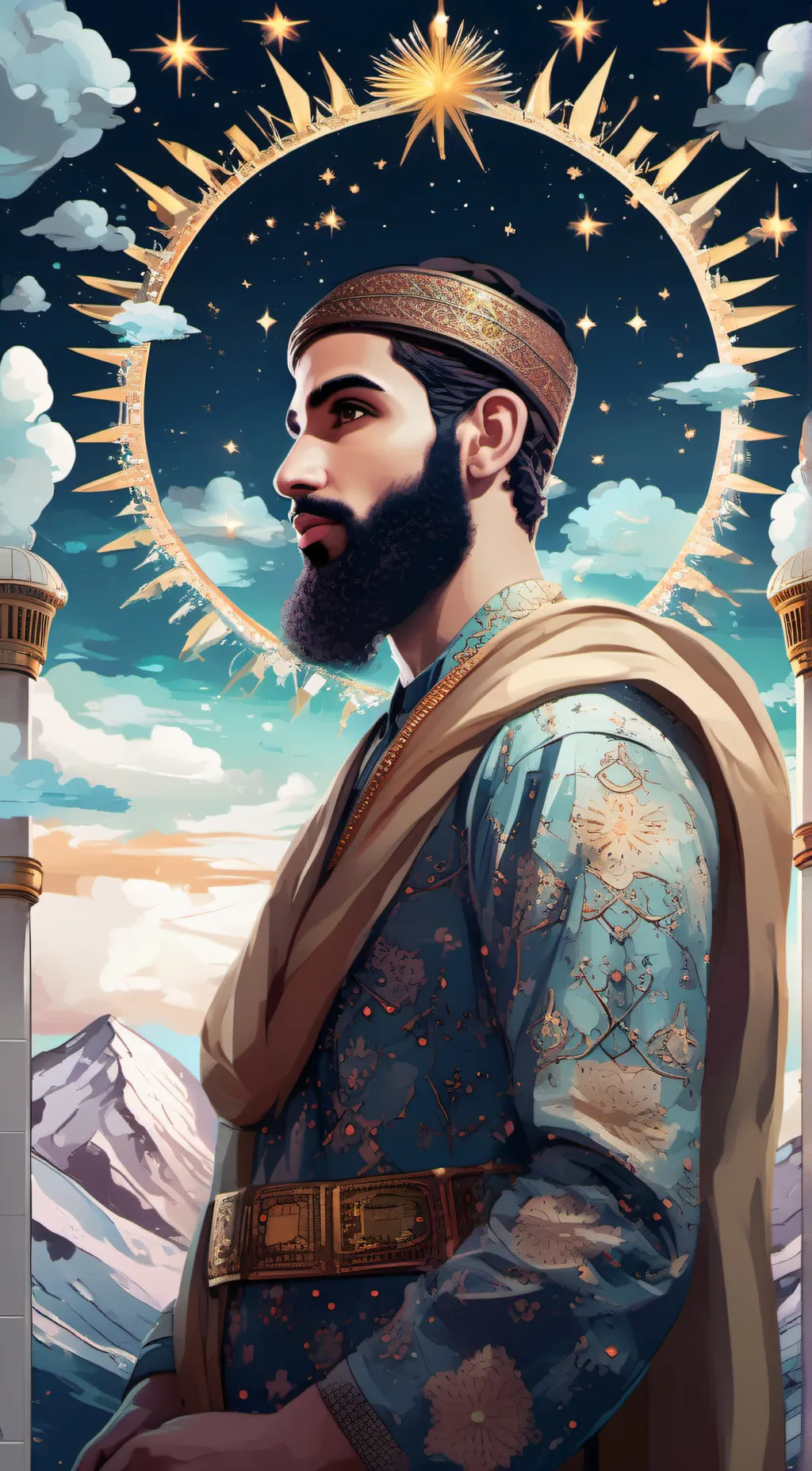ai character: Muhammad  background