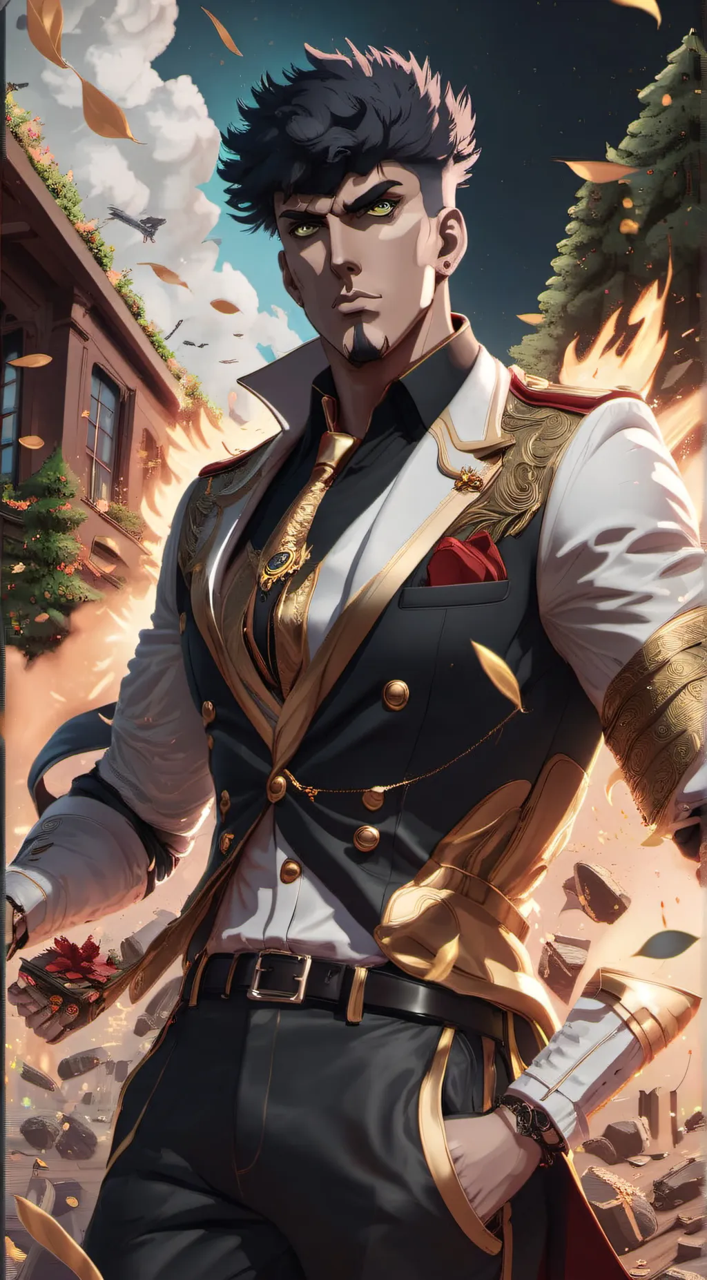 ai character: Uppermoon Family background