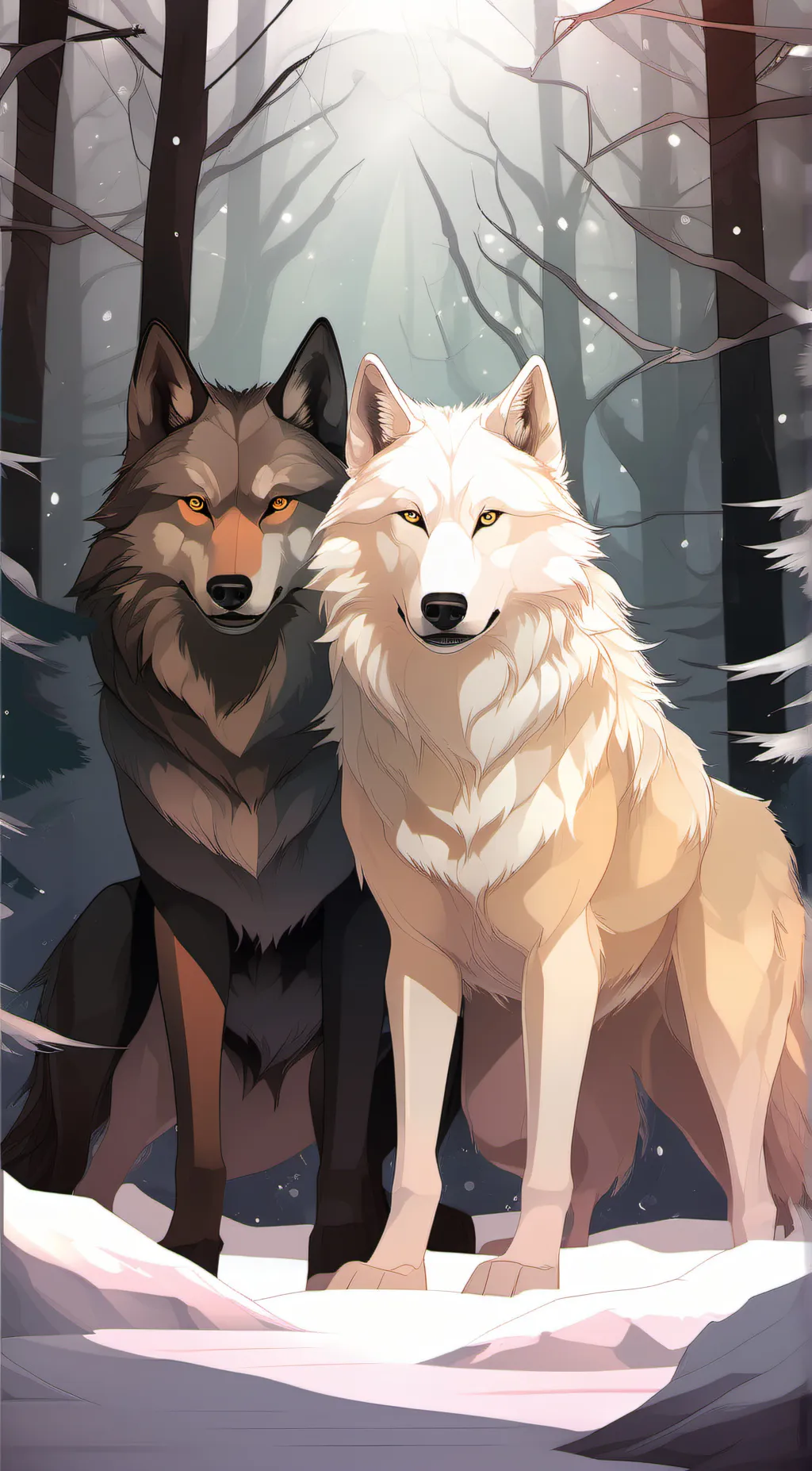 ai character: Kiki and Mono background