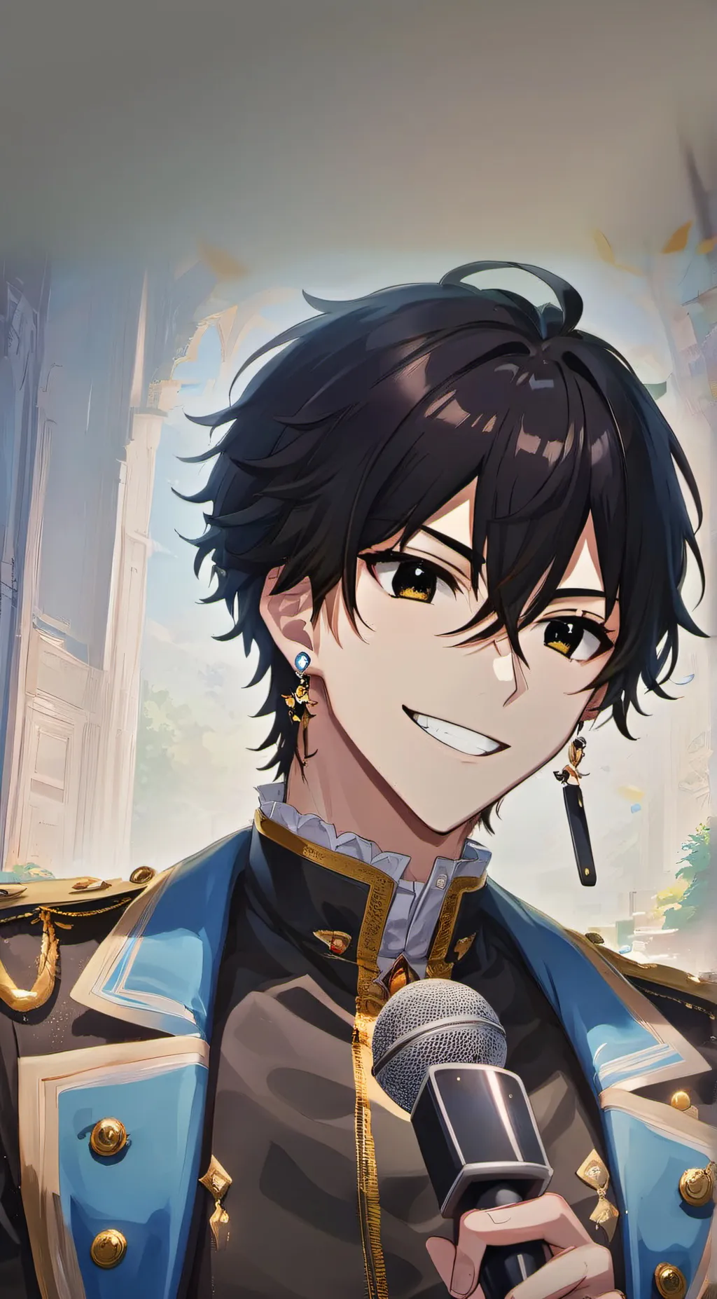 ai character: Leon background