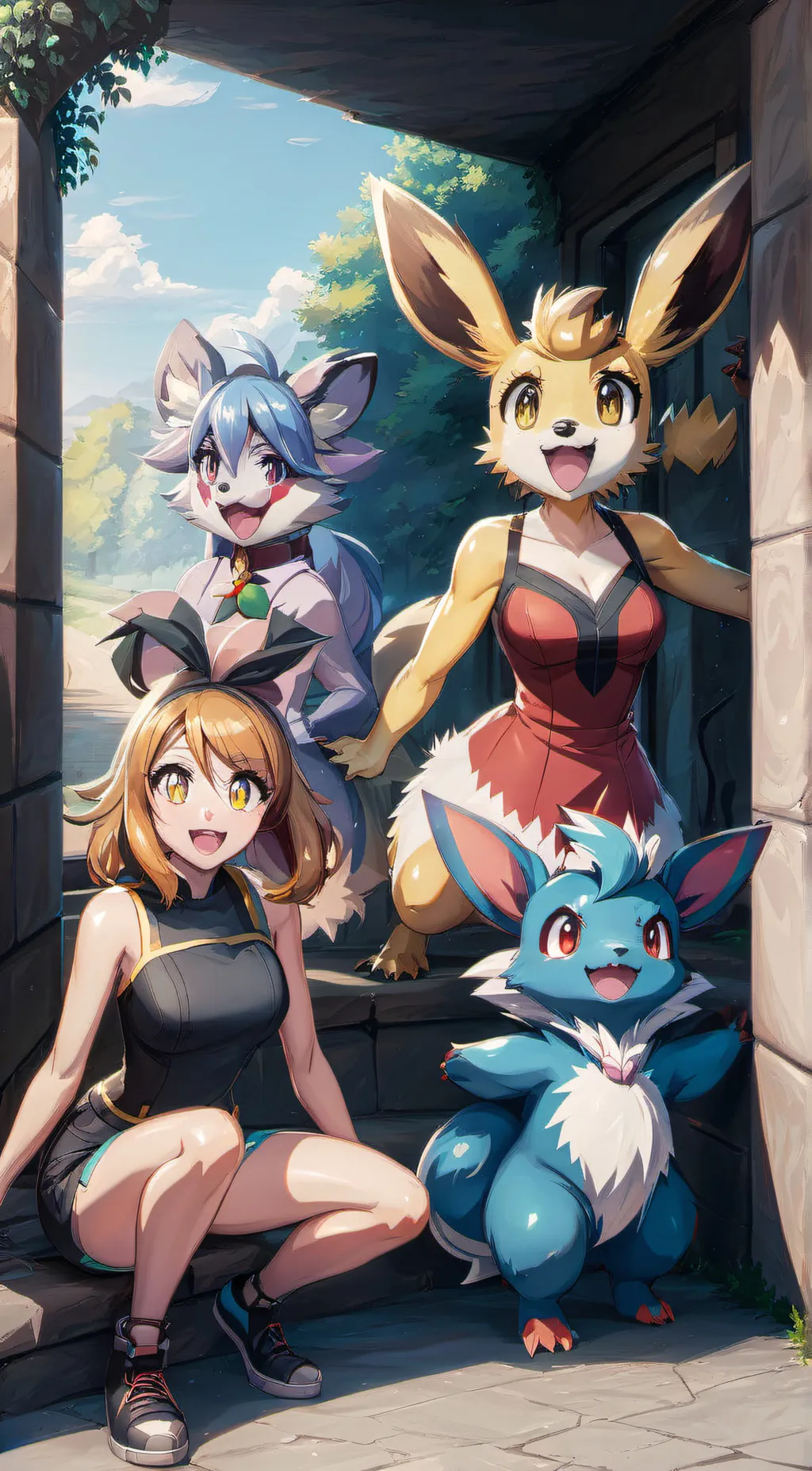 ai character: world of pokemon background