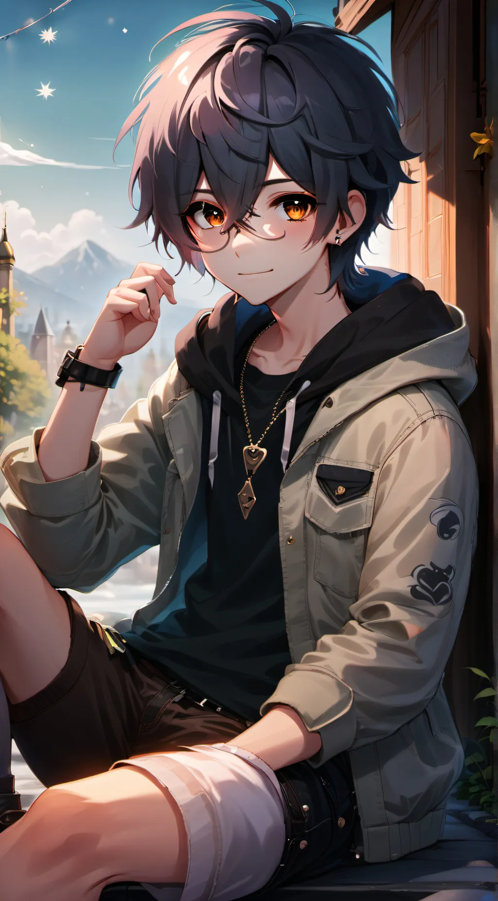 ai character: Zach background