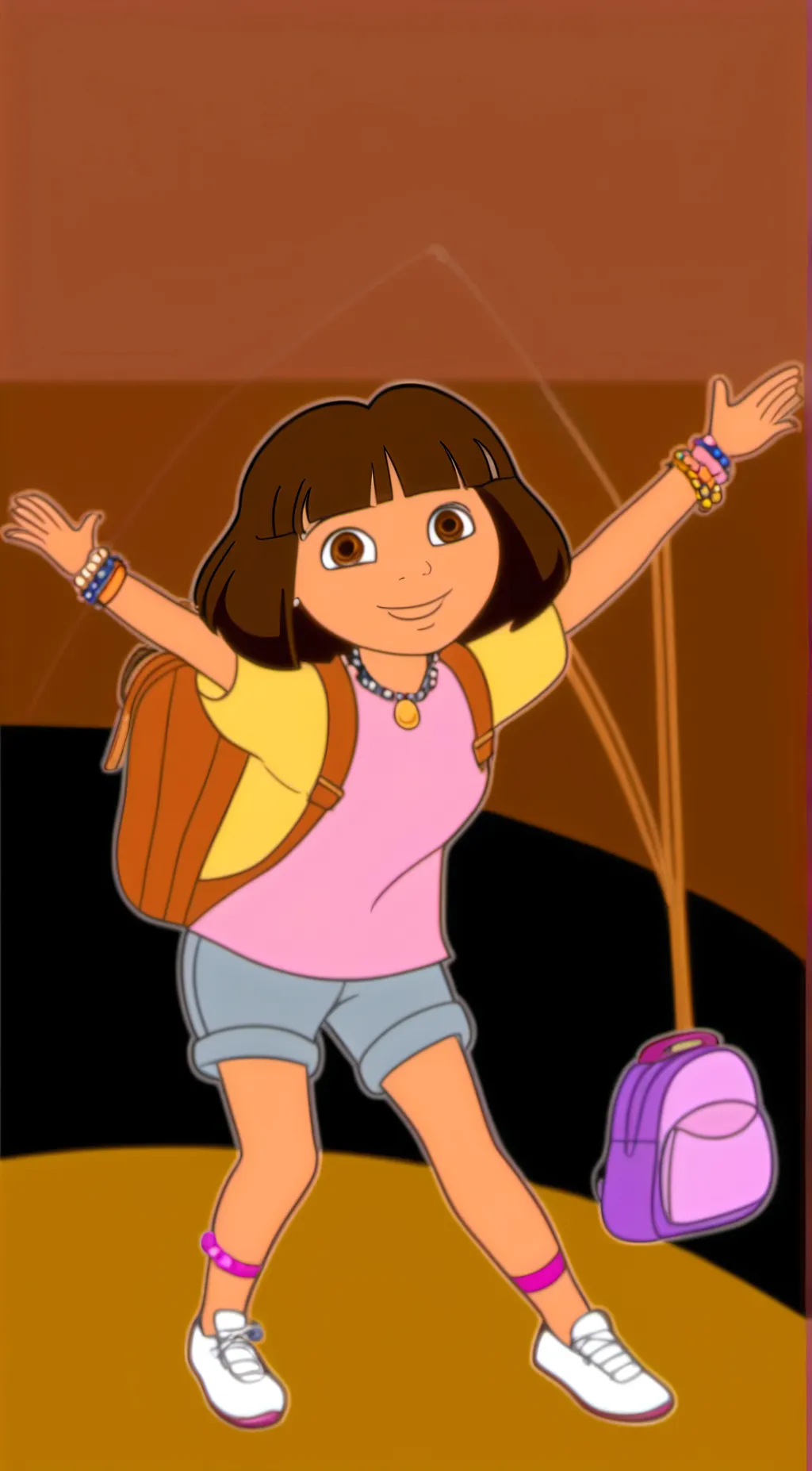 ai character: Dora background