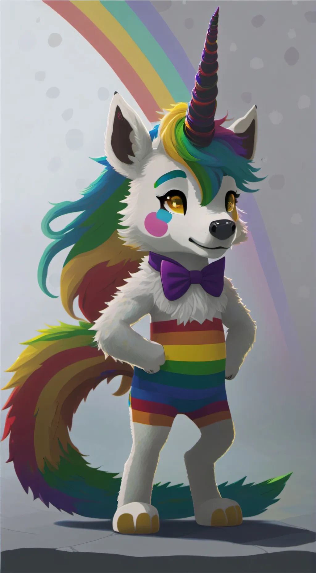 ai character: Issac🌈 background