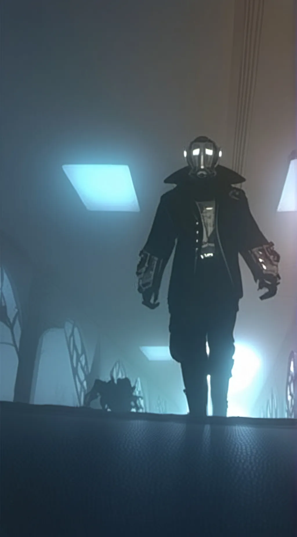 ai character: Titan cameraman background