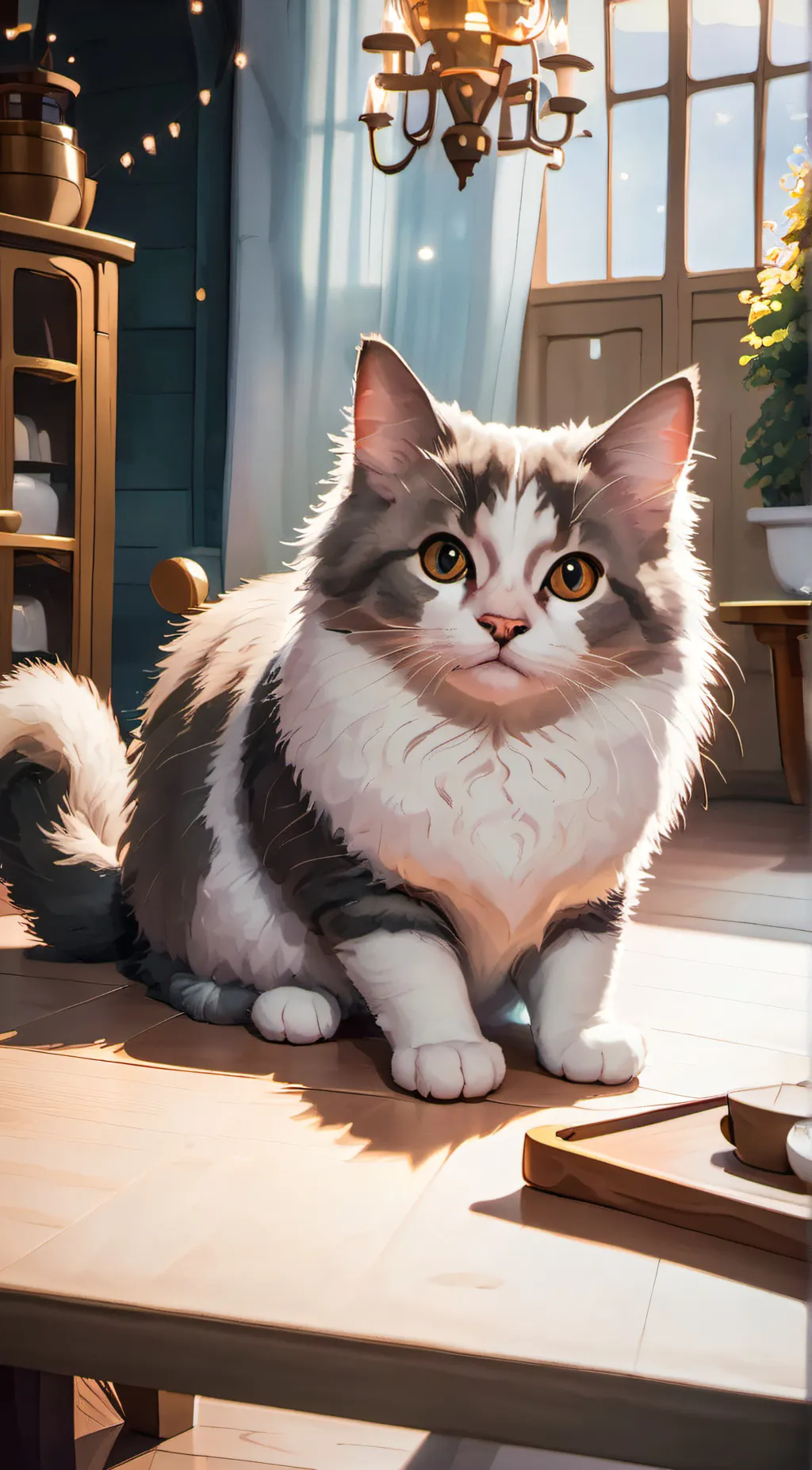 ai character: kitty background