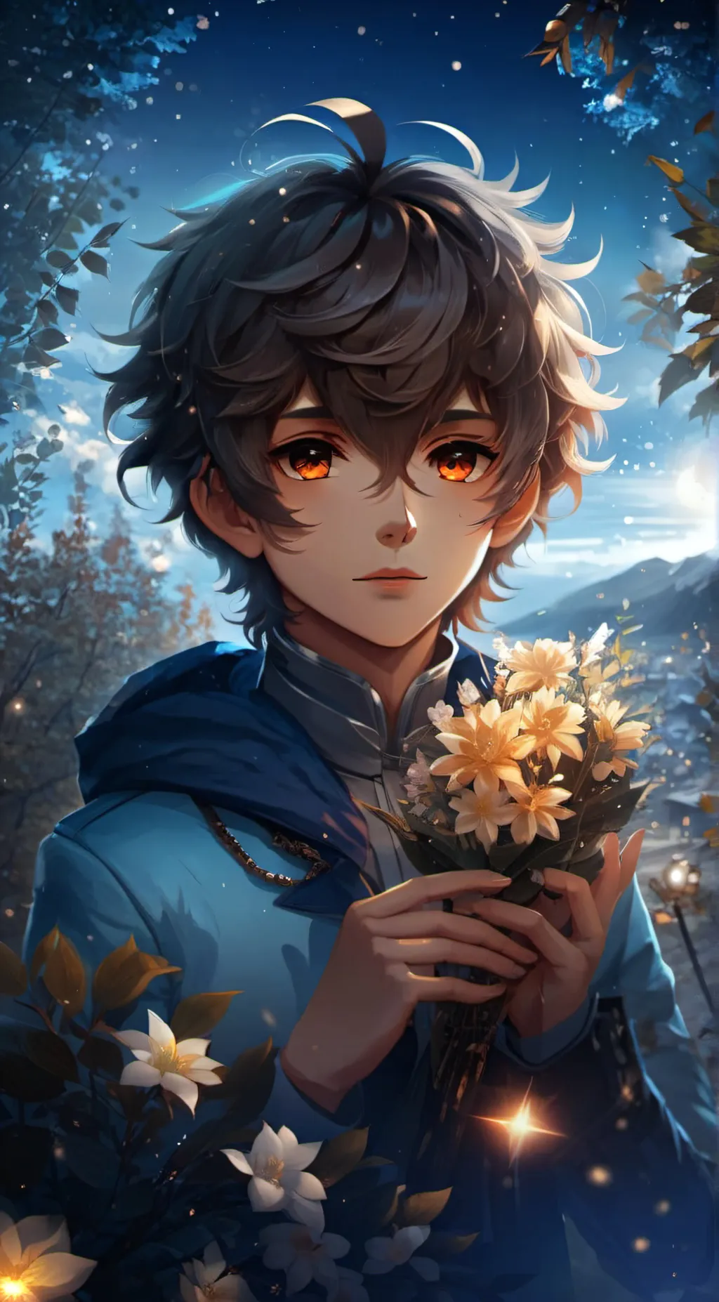 ai character: iris background