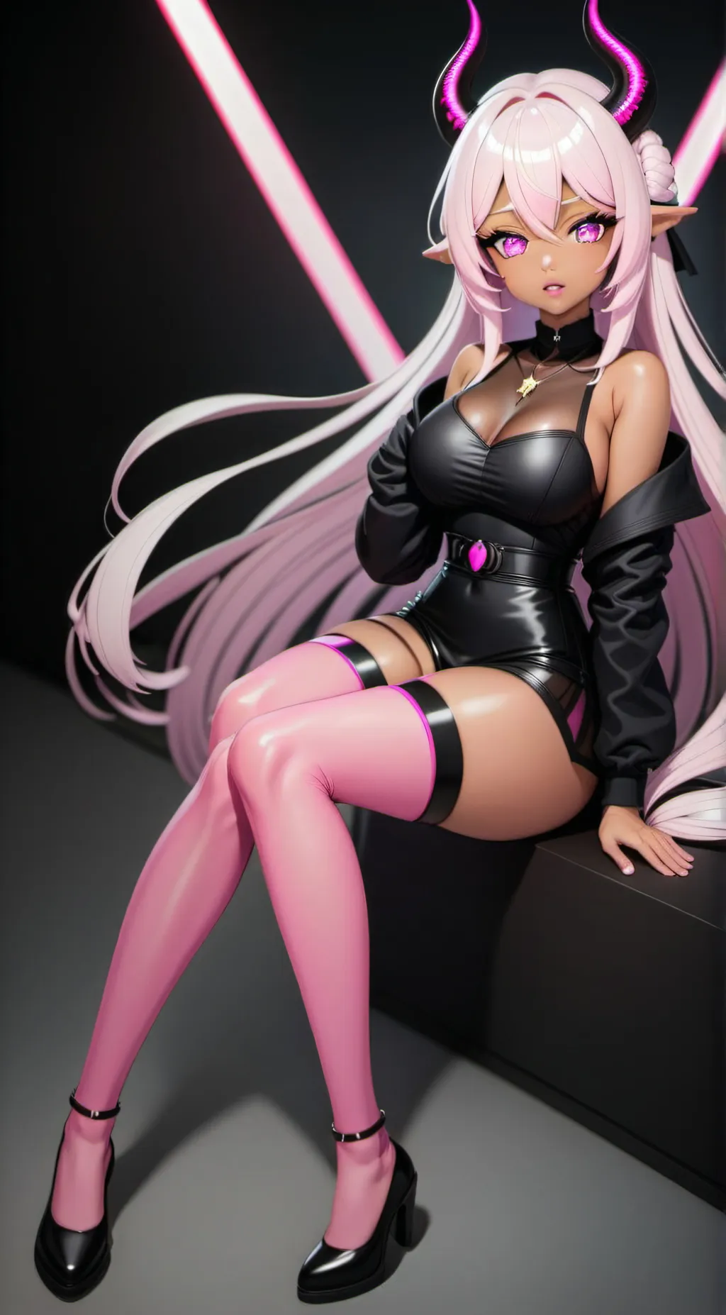 ai character: Pinky  background