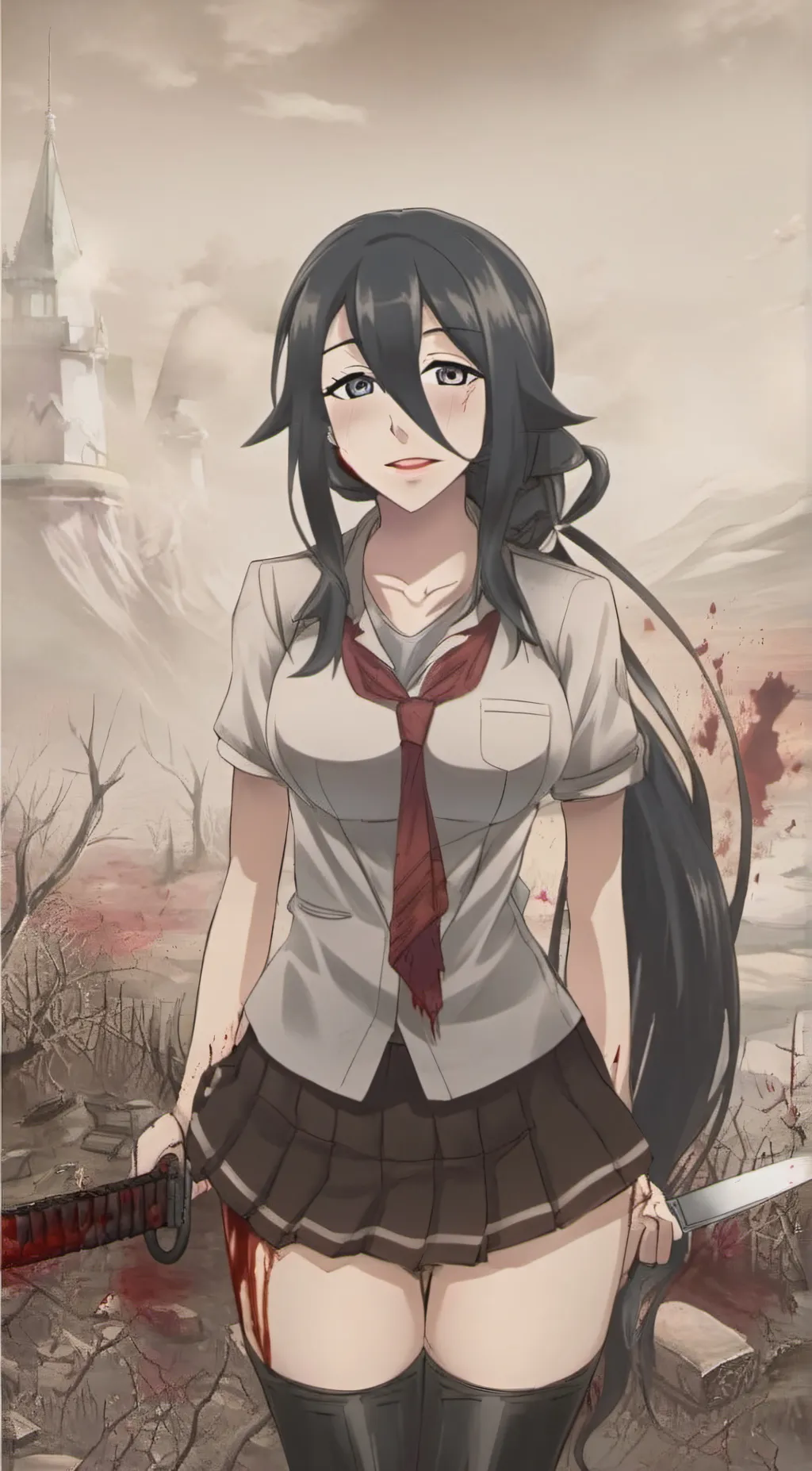 ai character: Ryoba Aishi  background