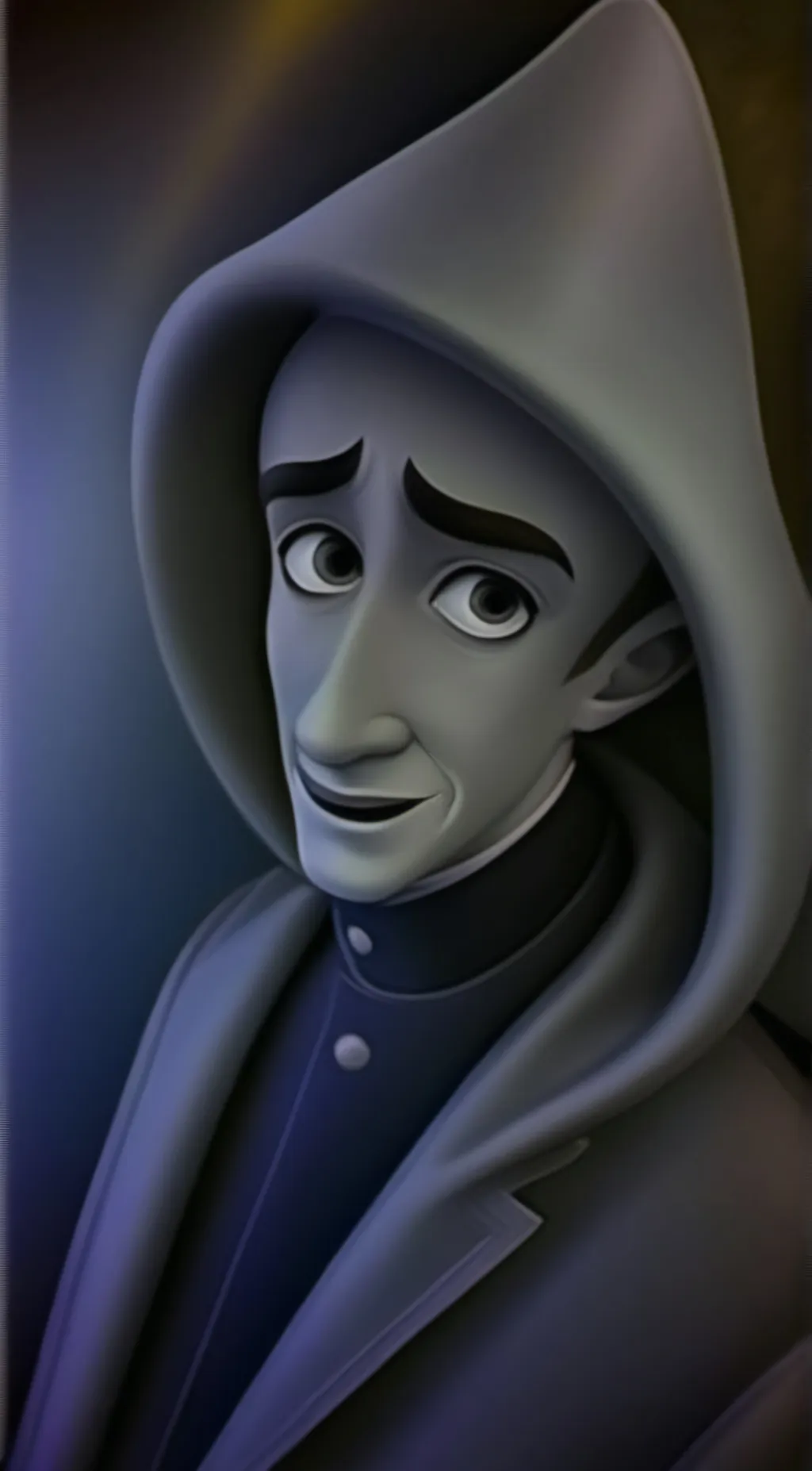 ai character: Roast king  background