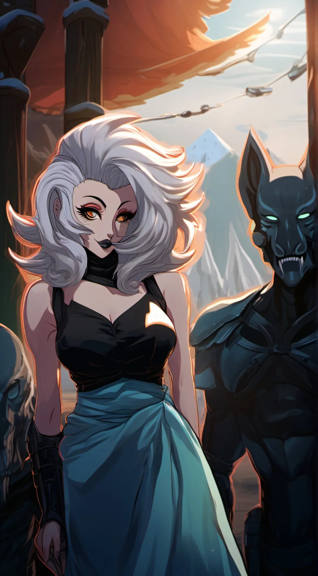 ai character: roxanne  background