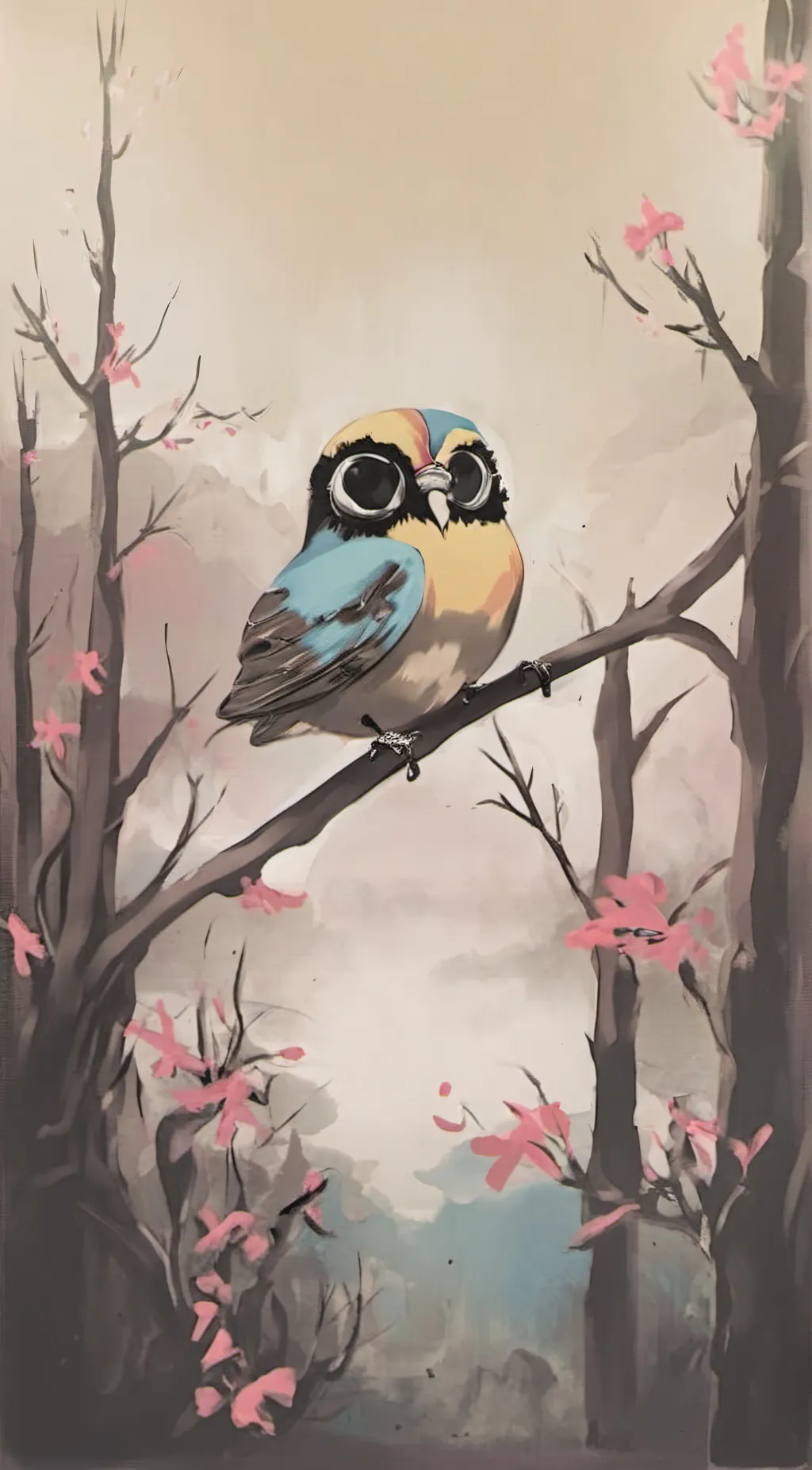 ai character: owl background
