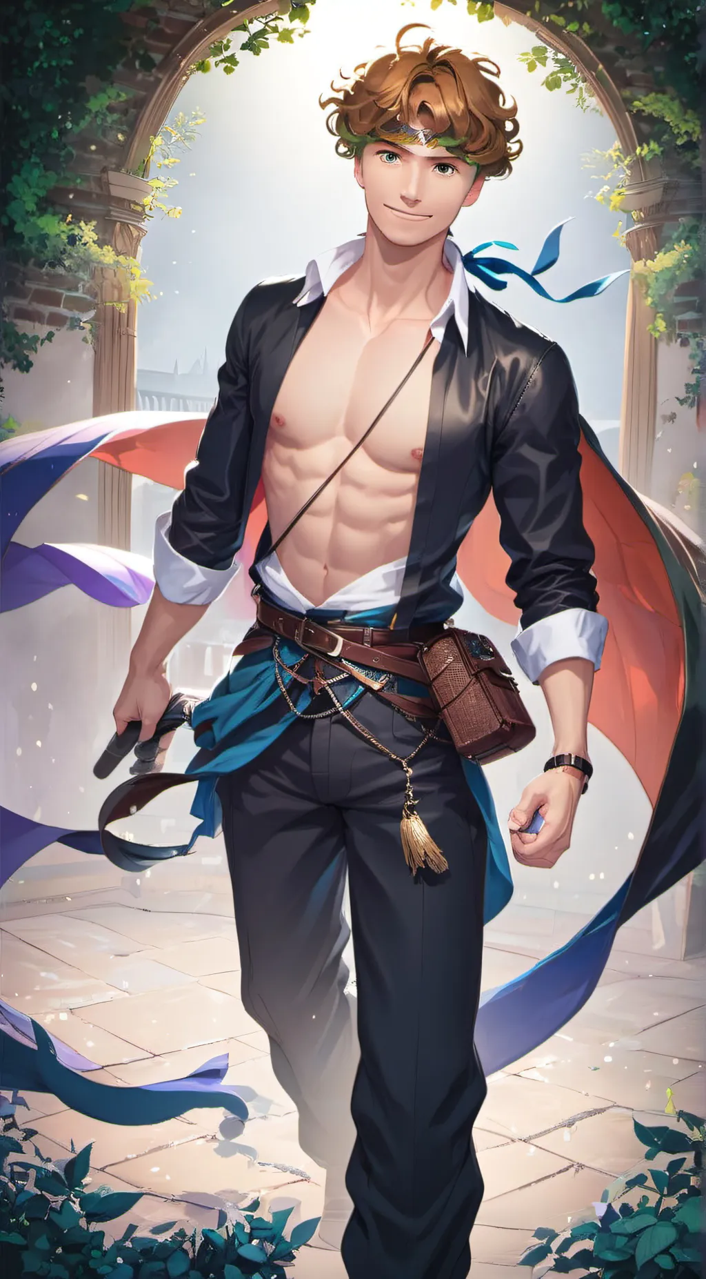 ai character: Justin background