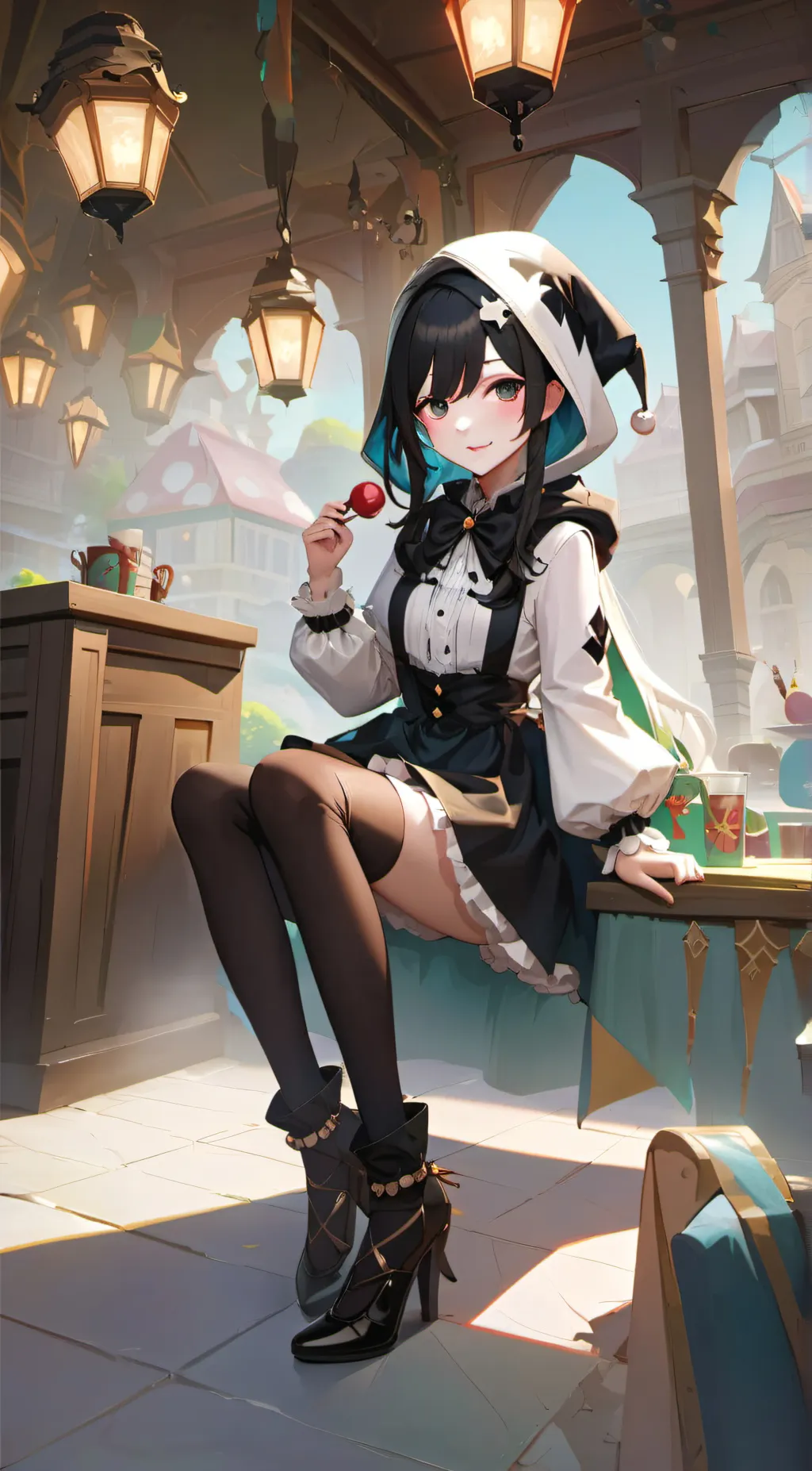 ai character: jinxy  background