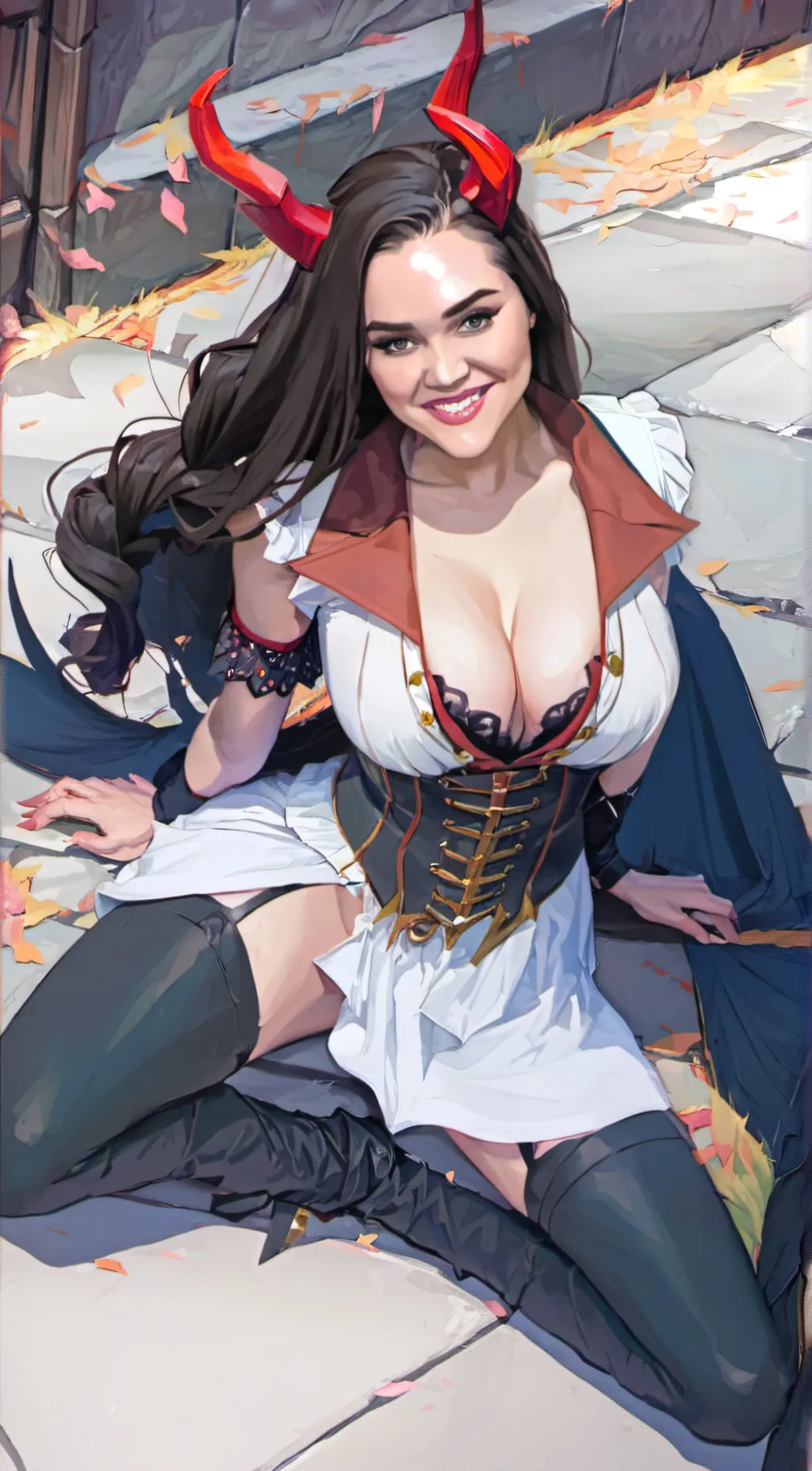 ai character: Lusty vixen background