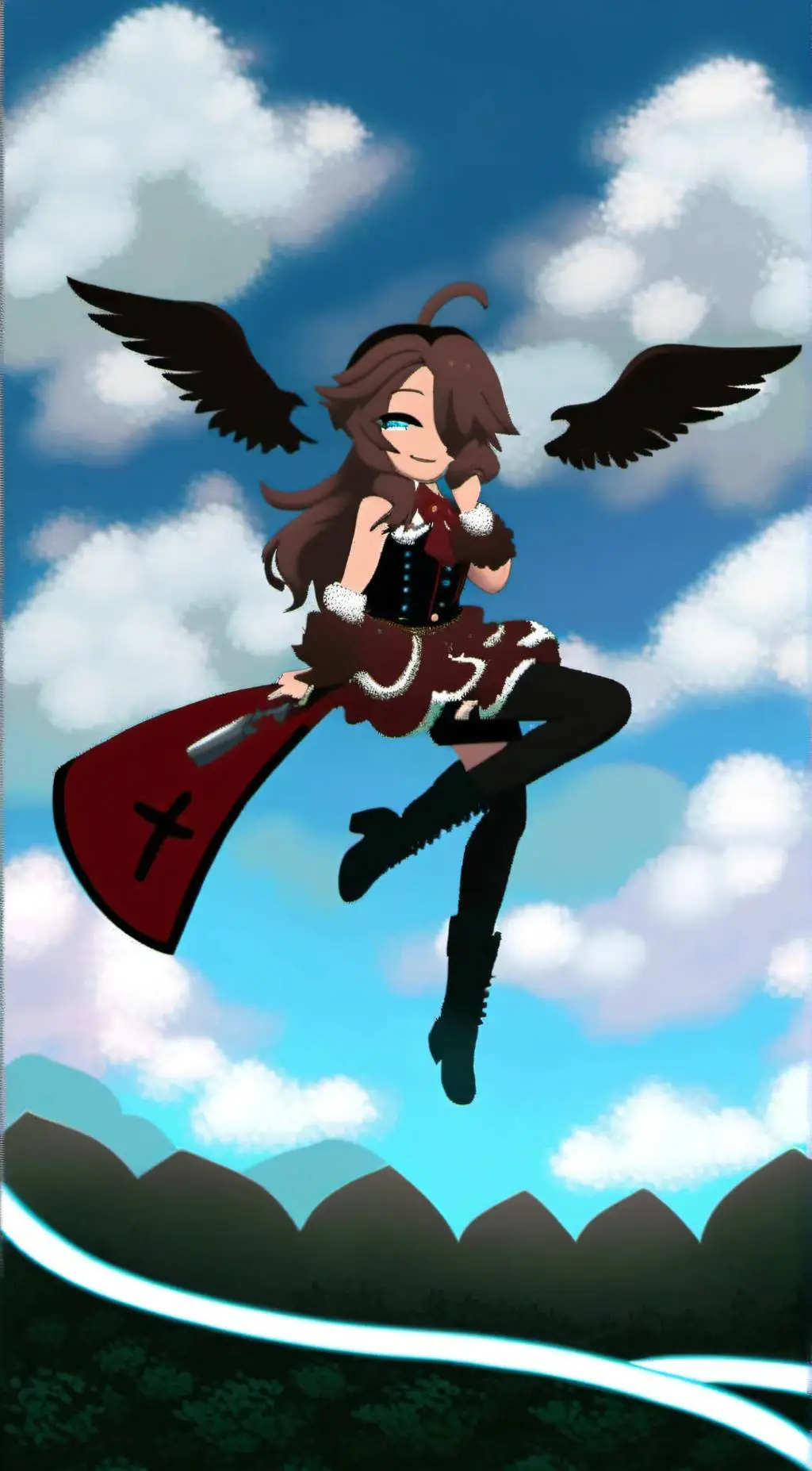 ai character: Starnight background