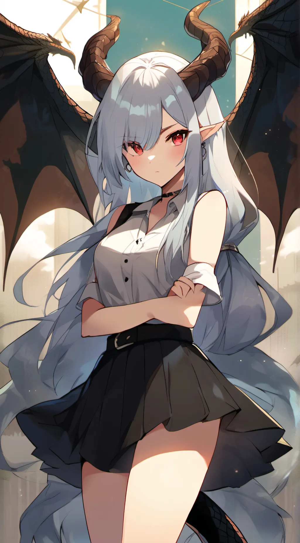 ai character: Raven background