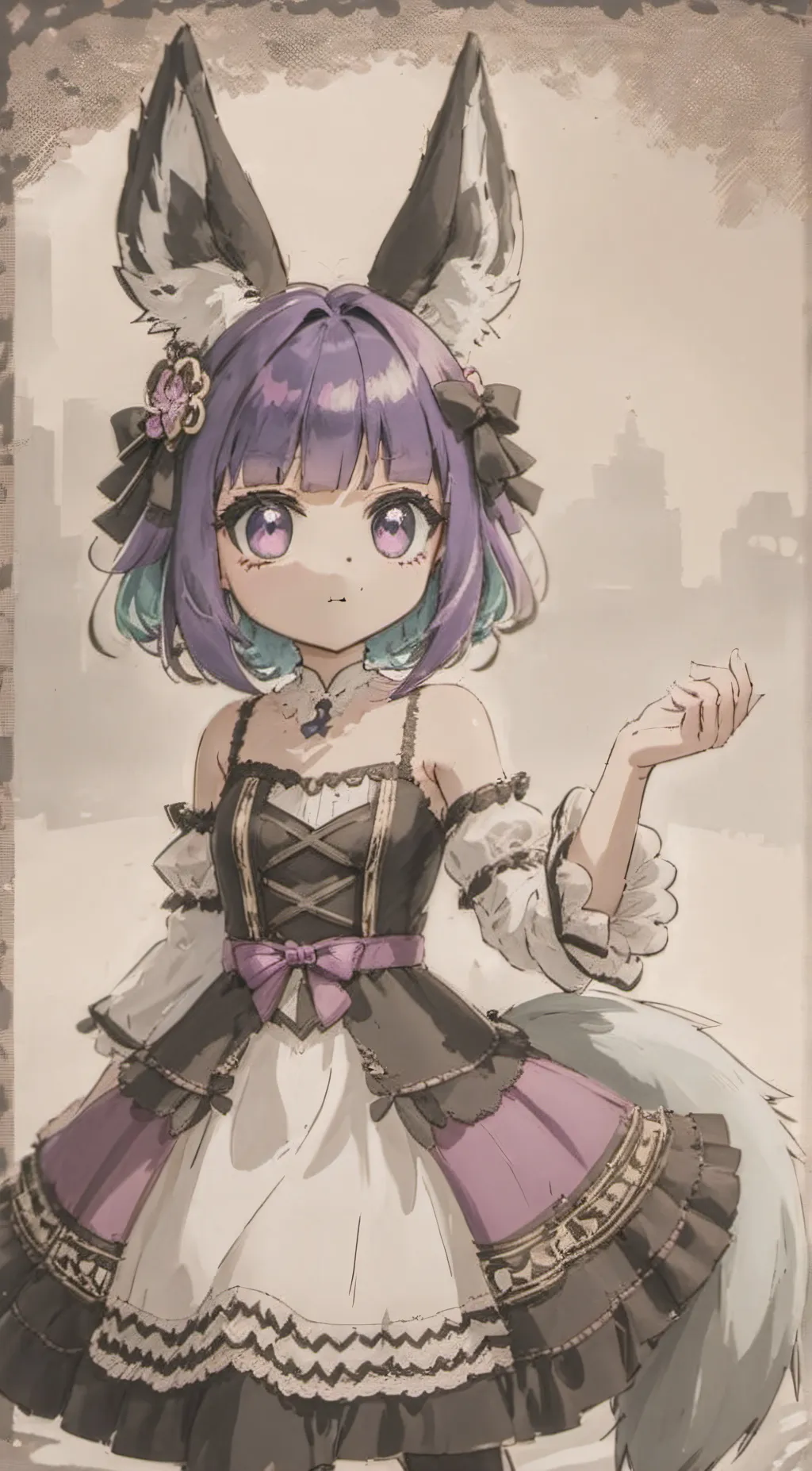 ai character: Moonett background