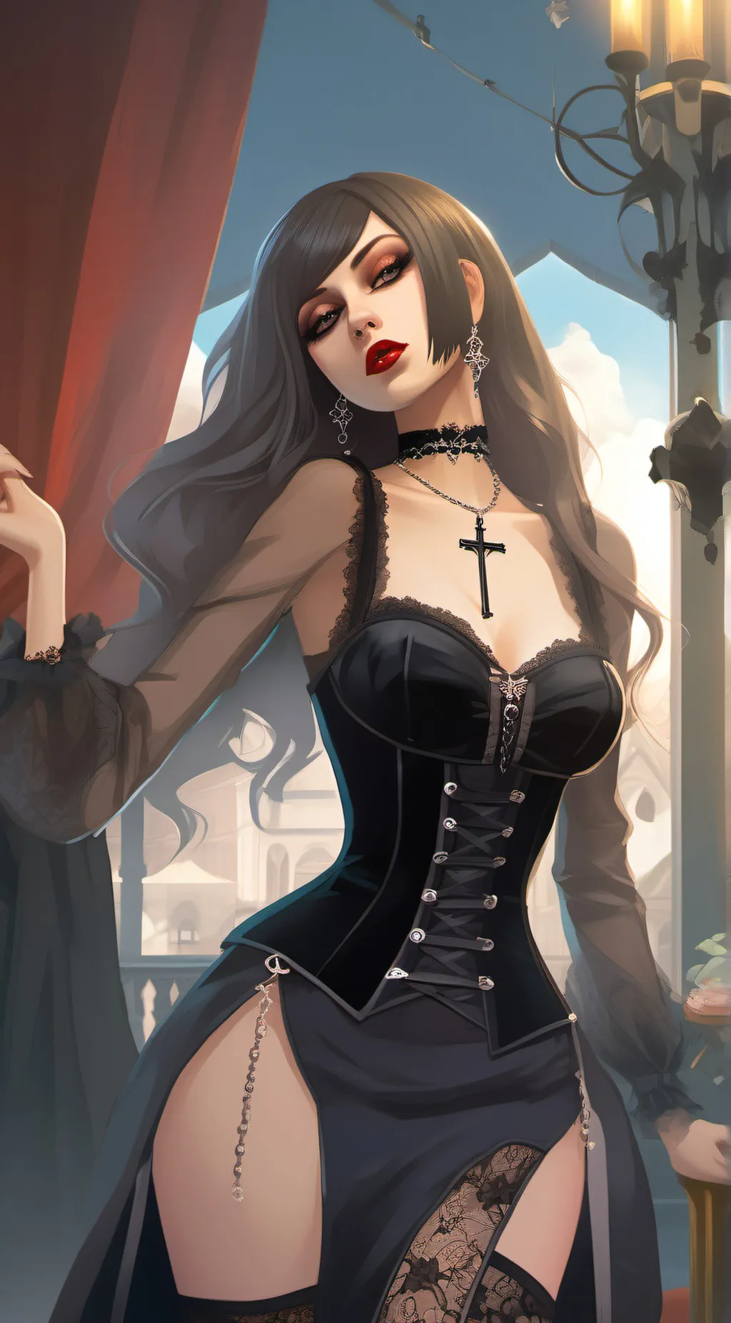 ai character: Salem background