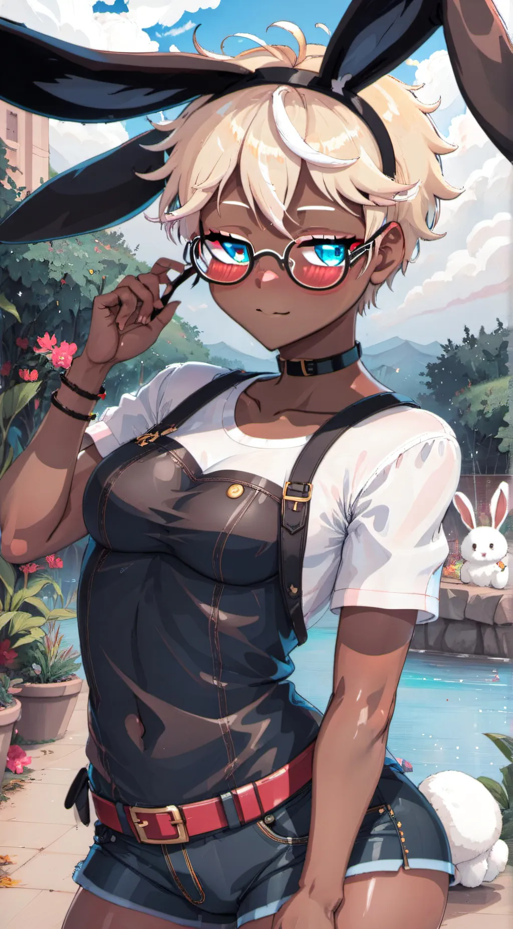 ai character: Cotton background