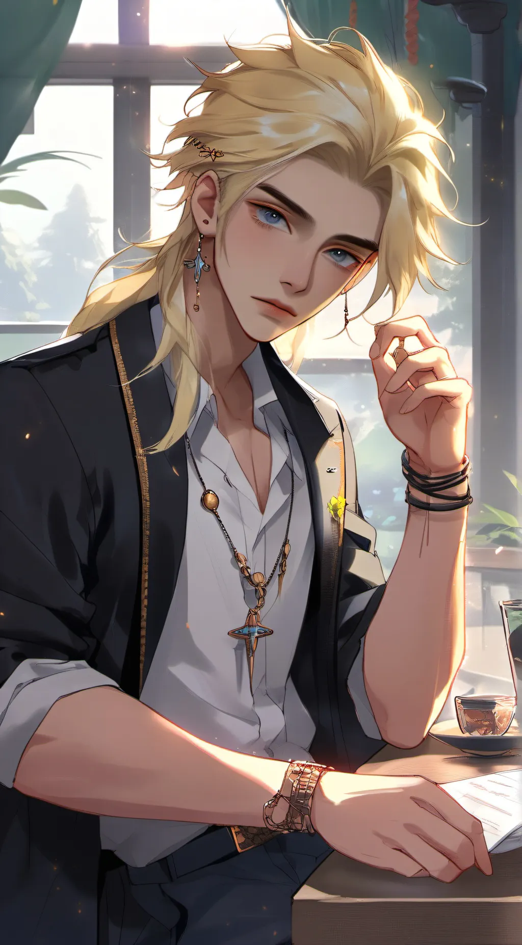 ai character: 欲望之神 background