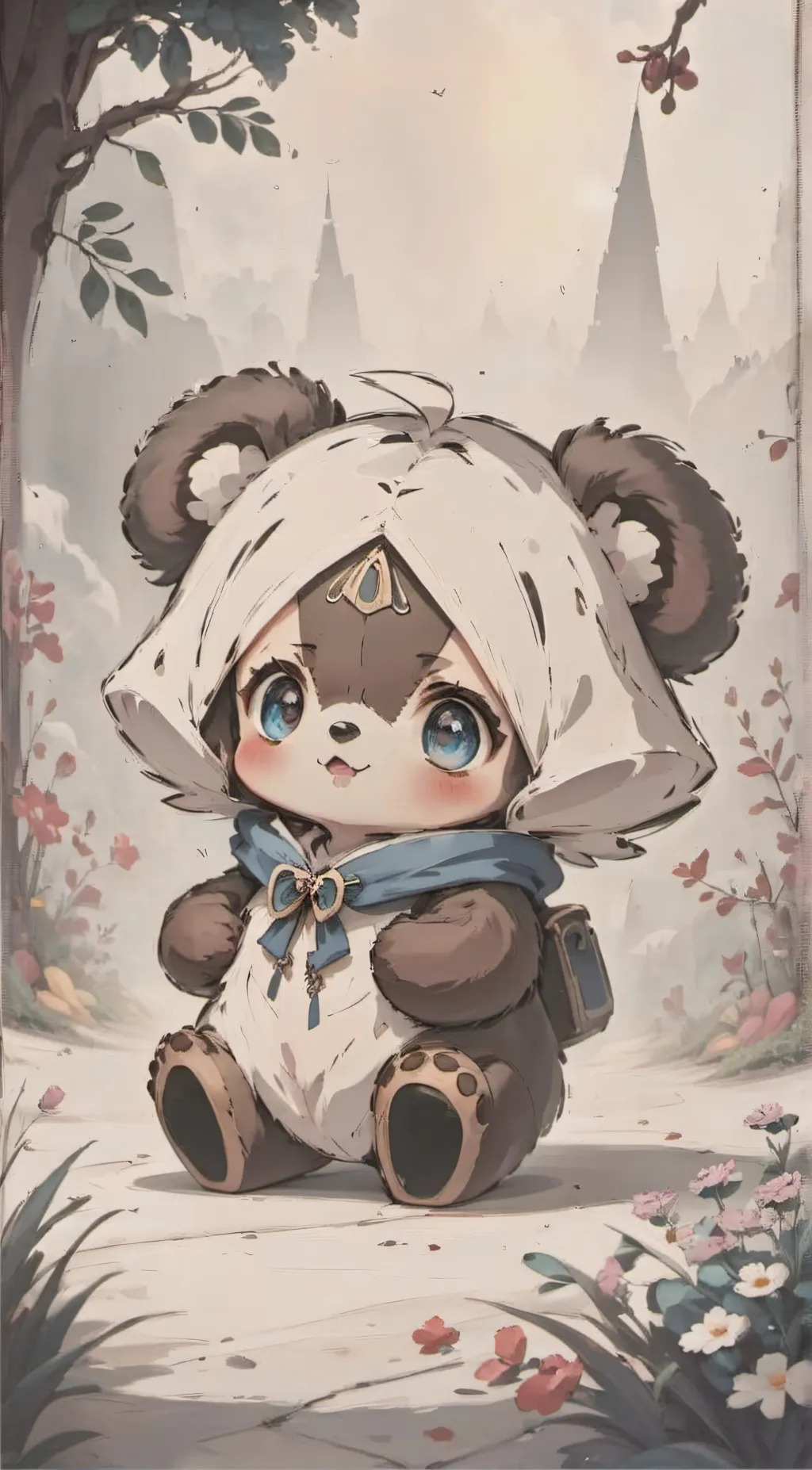 ai character: Pika the pooka background