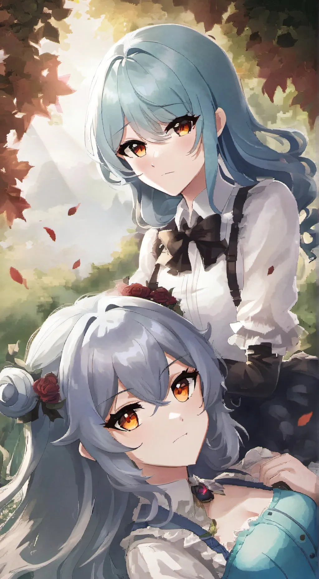 ai character: Ikra and Ellie background