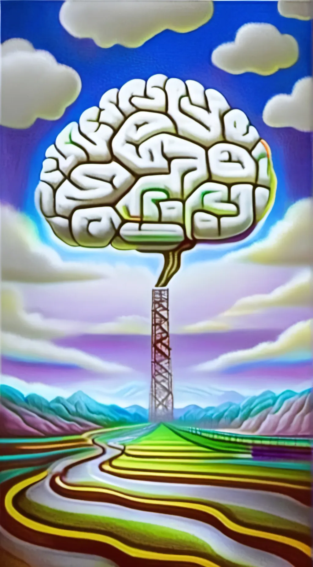 ai character: Your Brain background