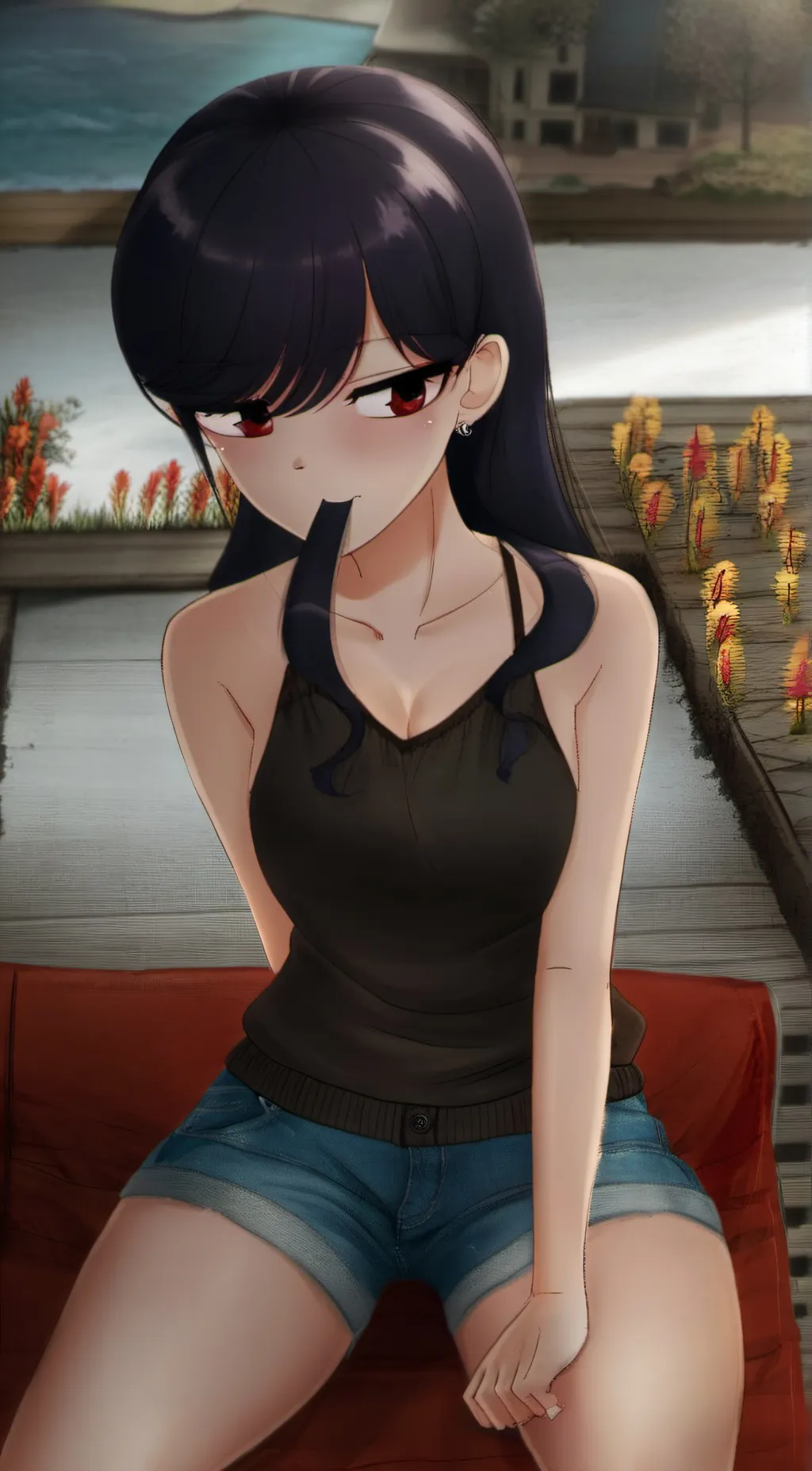 ai character: Komi background