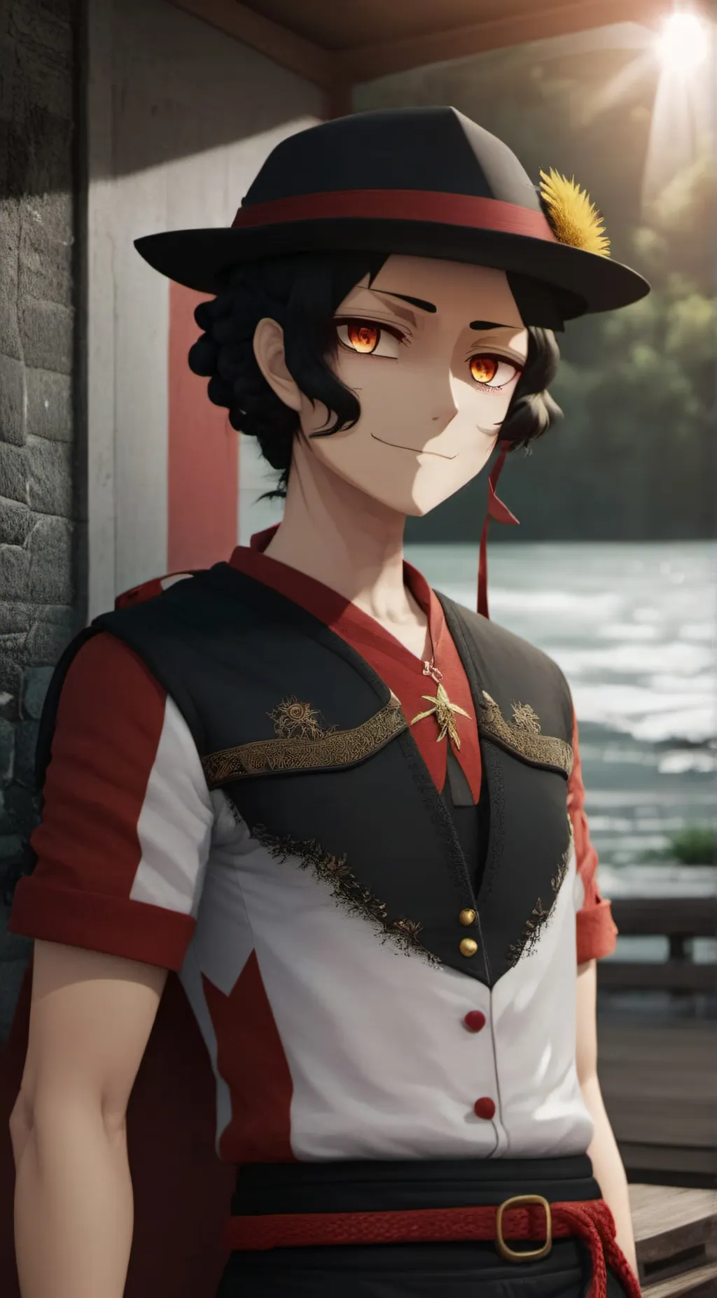 ai character: muzzan background