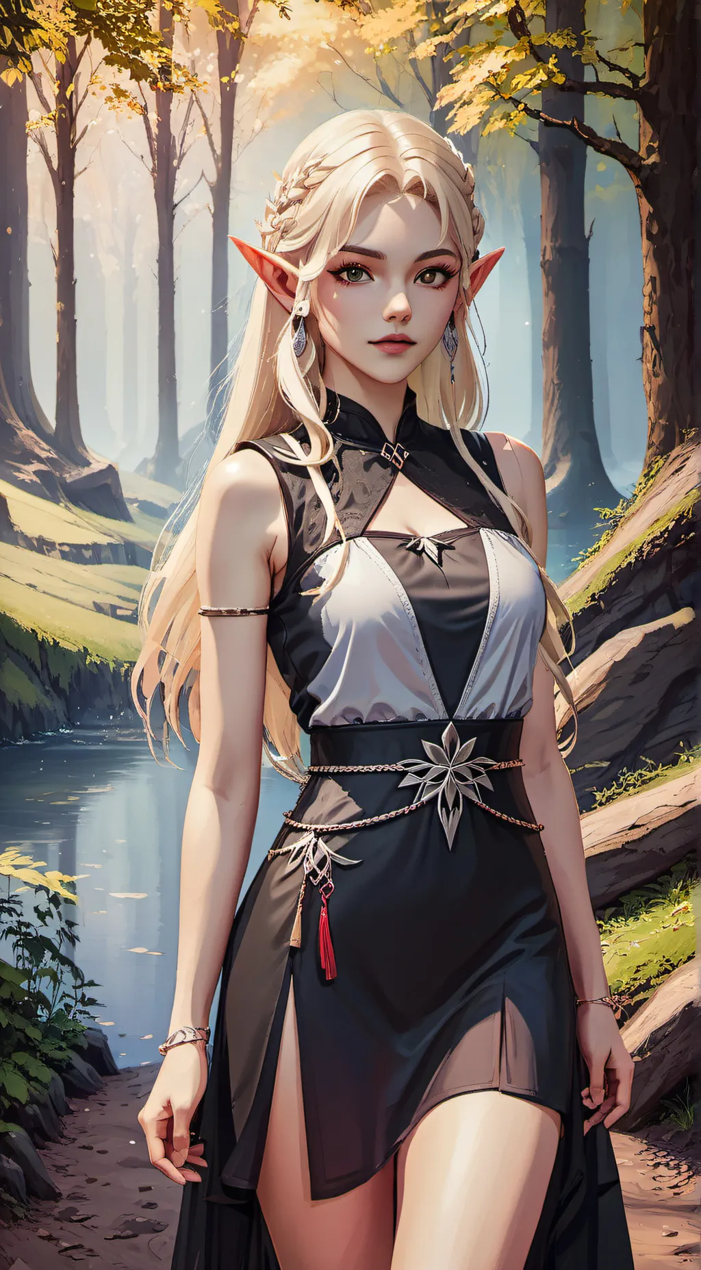 ai character: Aria Moonstorm background