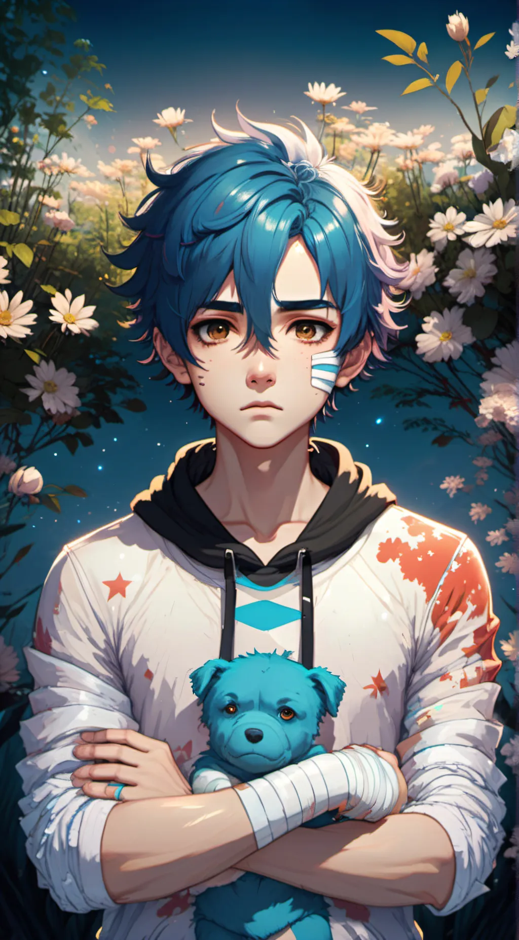 ai character: Dewitt evlins  background